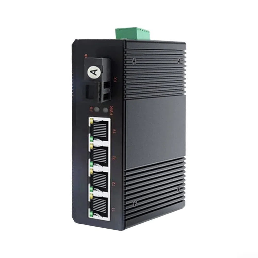 Convertisseur multimédia Gigabit DIN Rail en aluminium Protection IP40