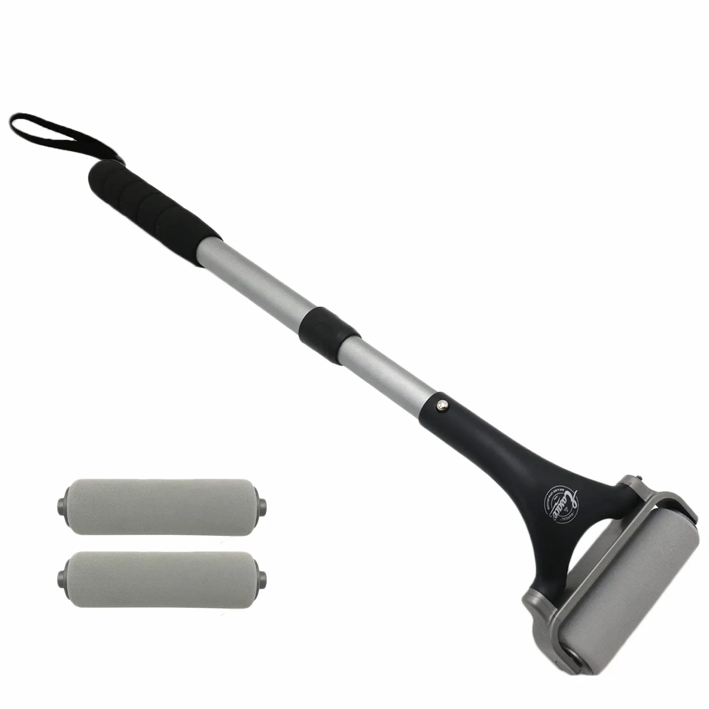 Easace Applicateur de lotion pour le dos et le corps, brosse de douche auto-application, argent