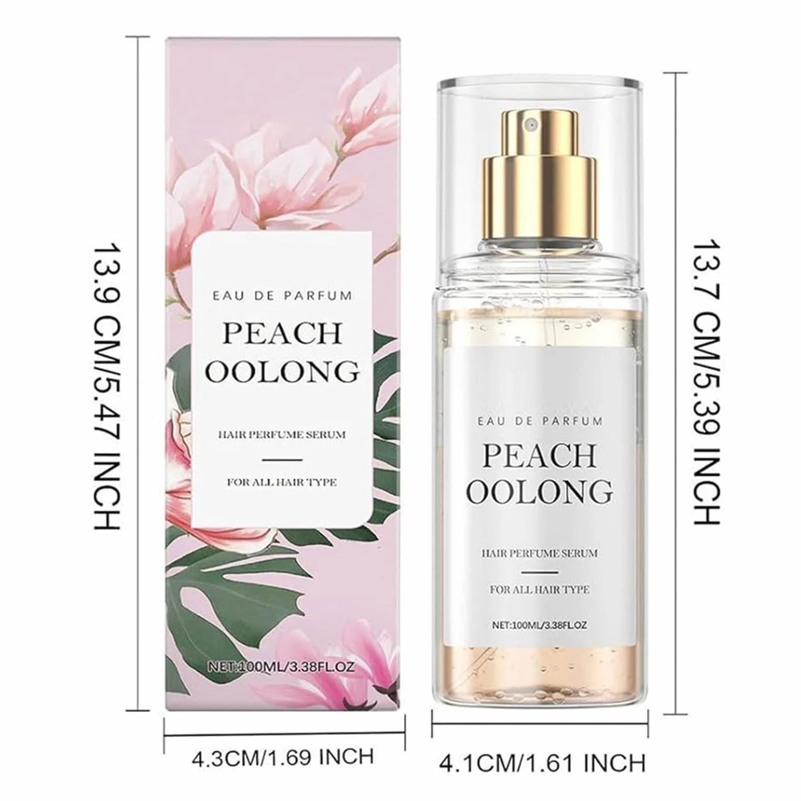 Parfum de soin des cheveux traitant nourrissant hydratant pour cheveux secs, doux et lisse usage quotidien