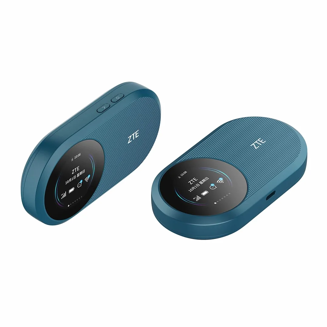 ZTE U10S Pro Blue 4G+LTE Mobile Wi-Fi 6 Portable débloqué connecte 32 appareils 3000 mAh autonomie 10 Heures