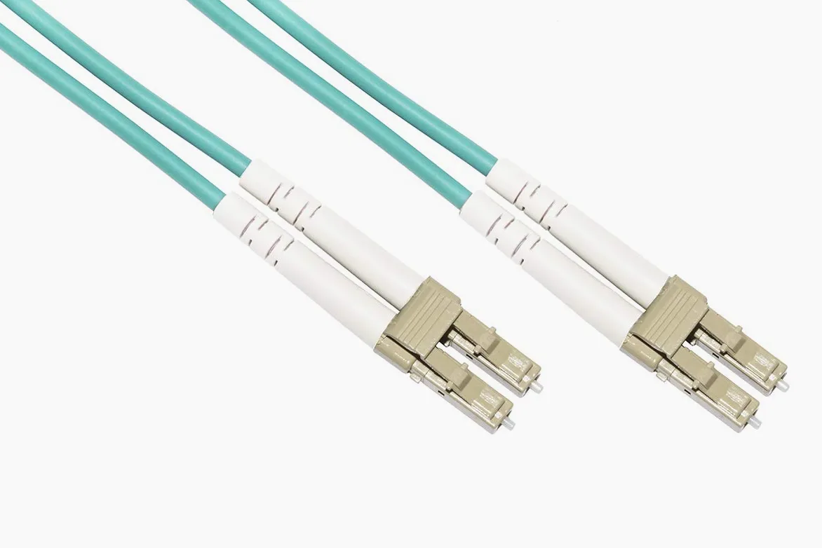 LINK Câble fibre optique Multimode LSZH Duplex OM3 50/125, LC-LC, 100 m.