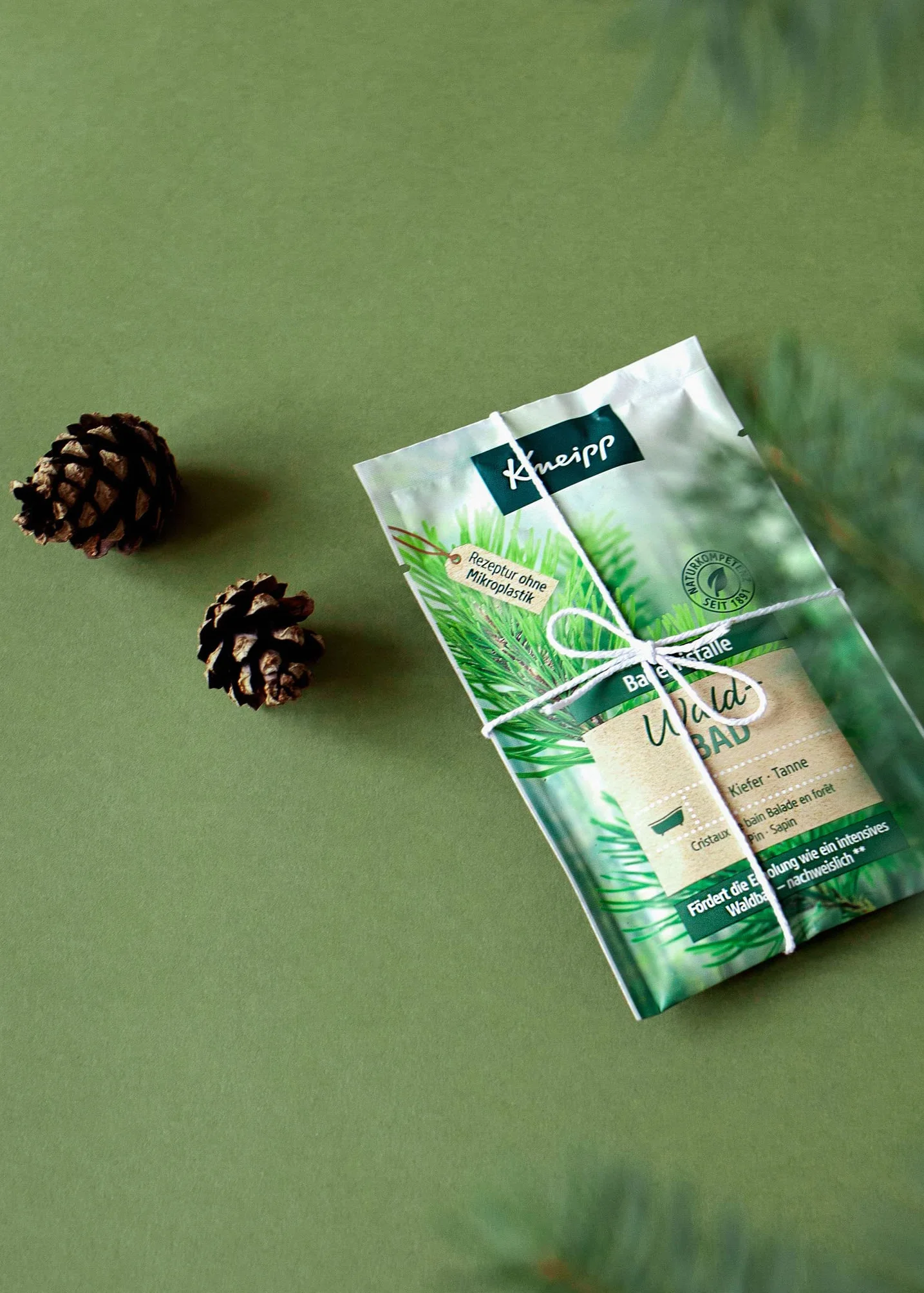 Kneipp Cristaux de bain bain forestier aux huiles essentielles de pin et sapin 60 g