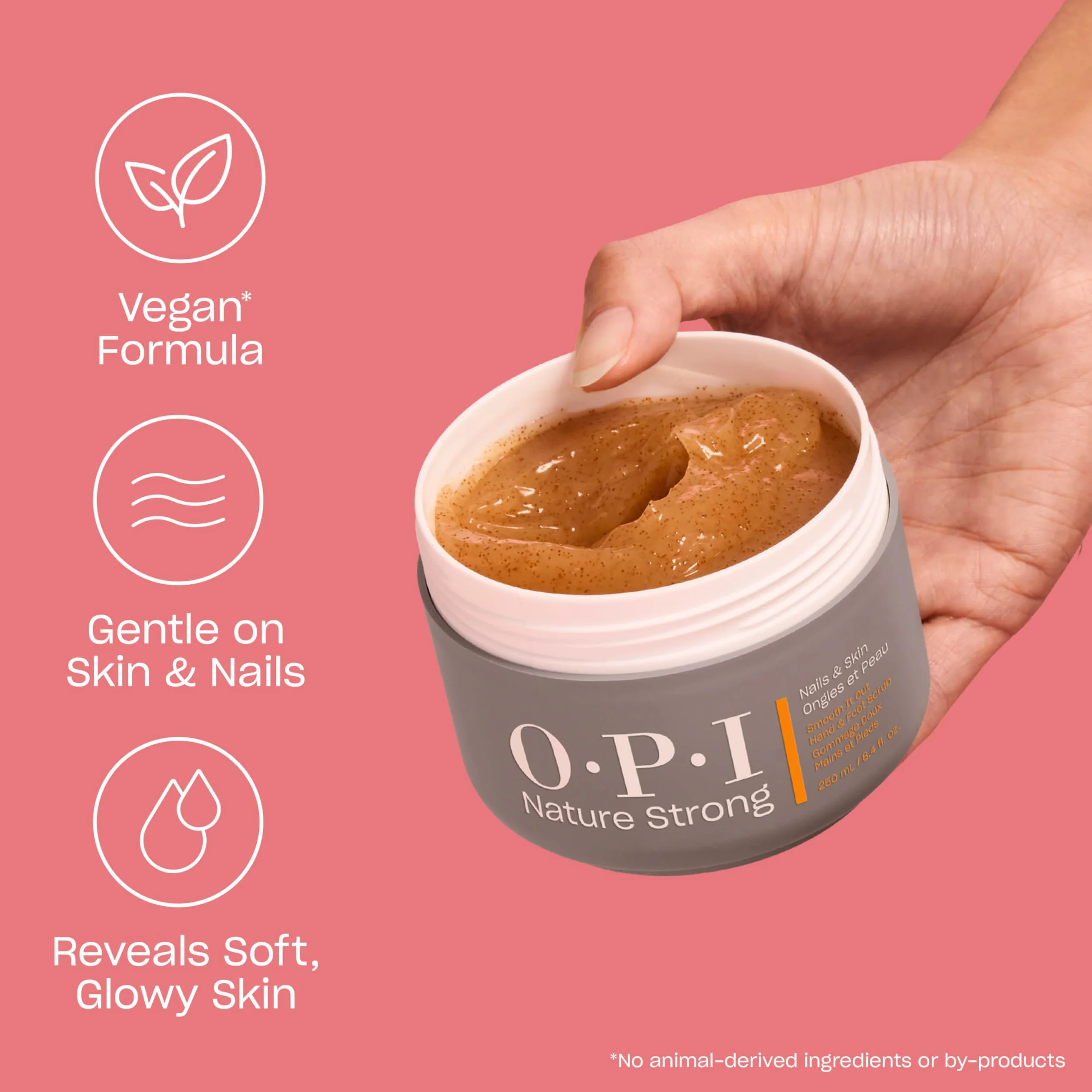 OPI Nature Strong Gommage Mains & Pieds Exfoliant au Sel Marin 250 ml