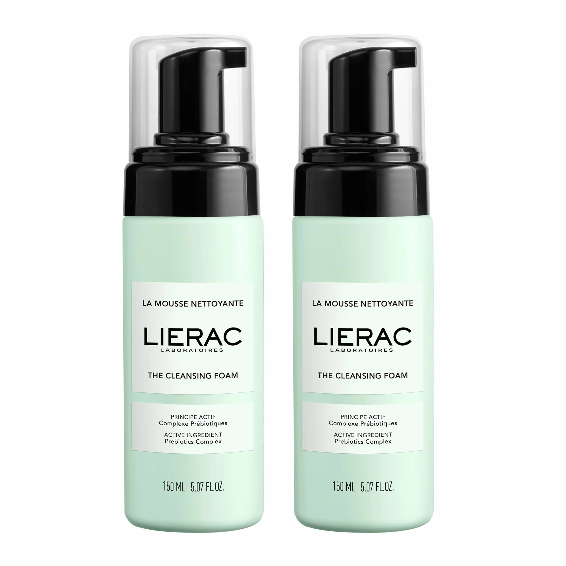 Lierac Mousse Nettoyante Visage Démaquillant Peaux Sensibles 98% Ingrédients Naturels Végan