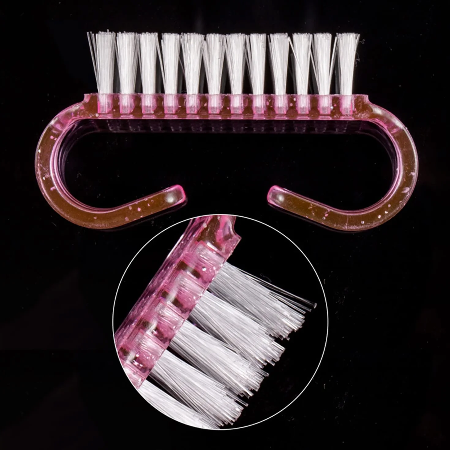 Brosse Ongles à Manche 4 Pièces Brosse de Nettoyage Plastique