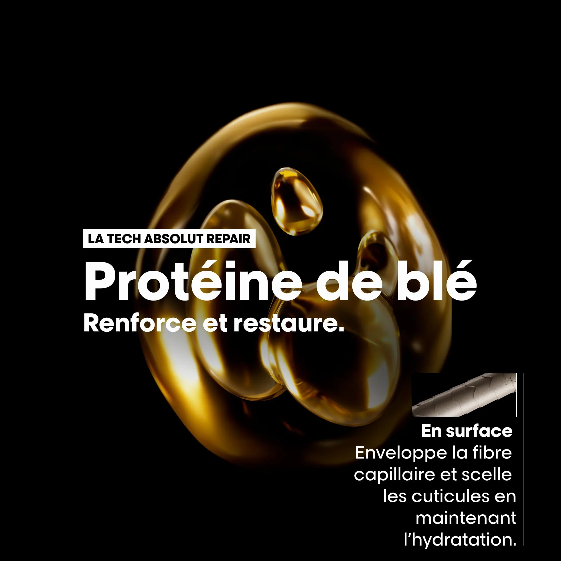 L'OREAL PROFESSIONNEL Absolut Repair Cheveux Secs & Abîmés Protection Chaleur