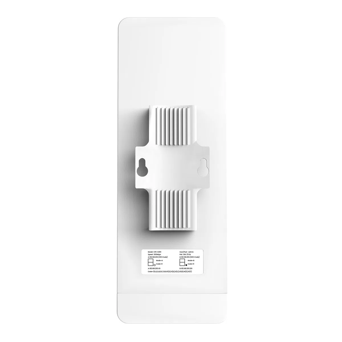 Generic Pont Ethernet sans Fil Haute Puissance 900 M pour Connexion Point à Point, Transmission Longue Distance 5,8 GHz jusqu'à 5 Km, Deux Ports Gigabit, Kit de Pont sans Fil pour Sites (Prise UE)