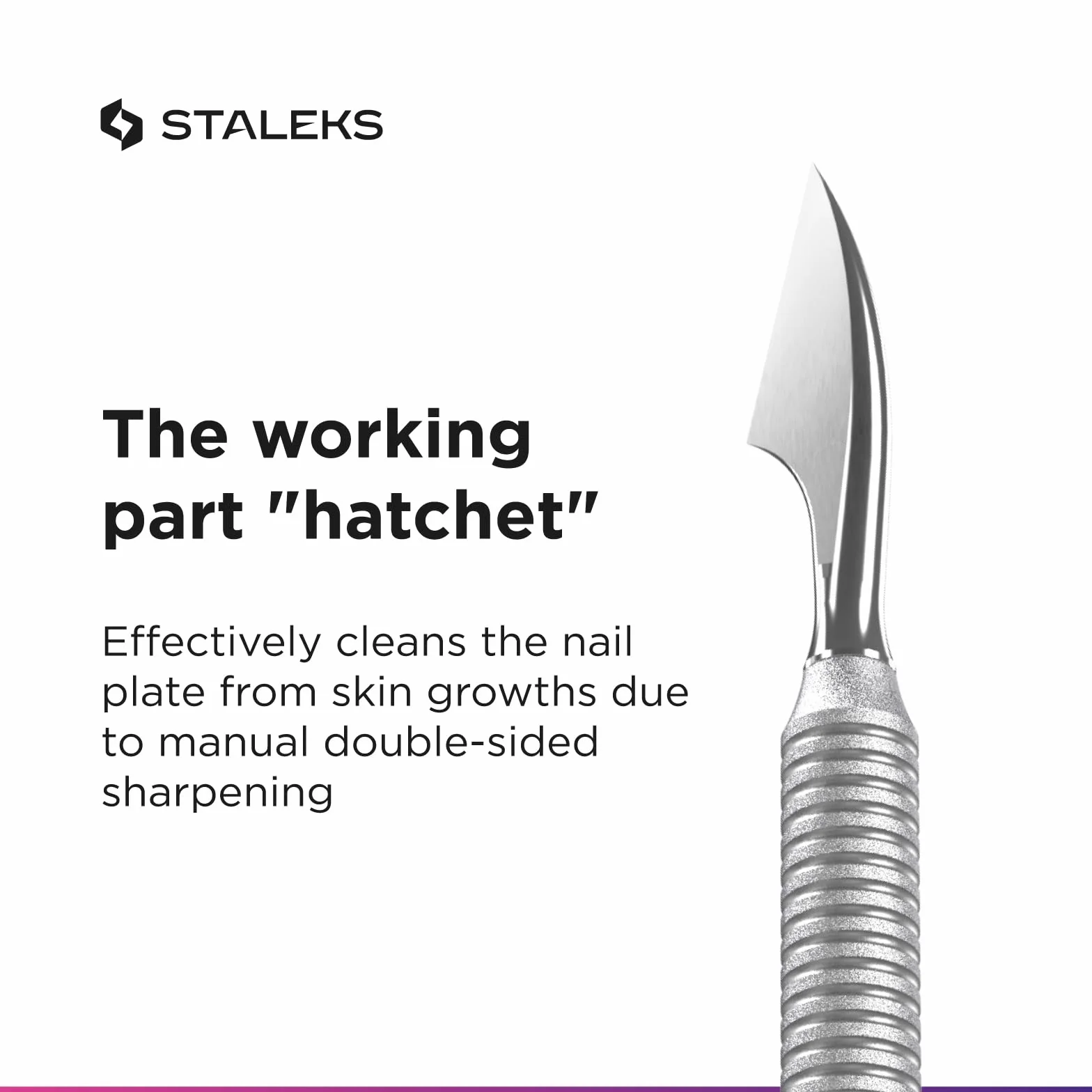 STALEKS PRO Smart 50 PS-50/2 Repousse-cuticules arrondis Type 2