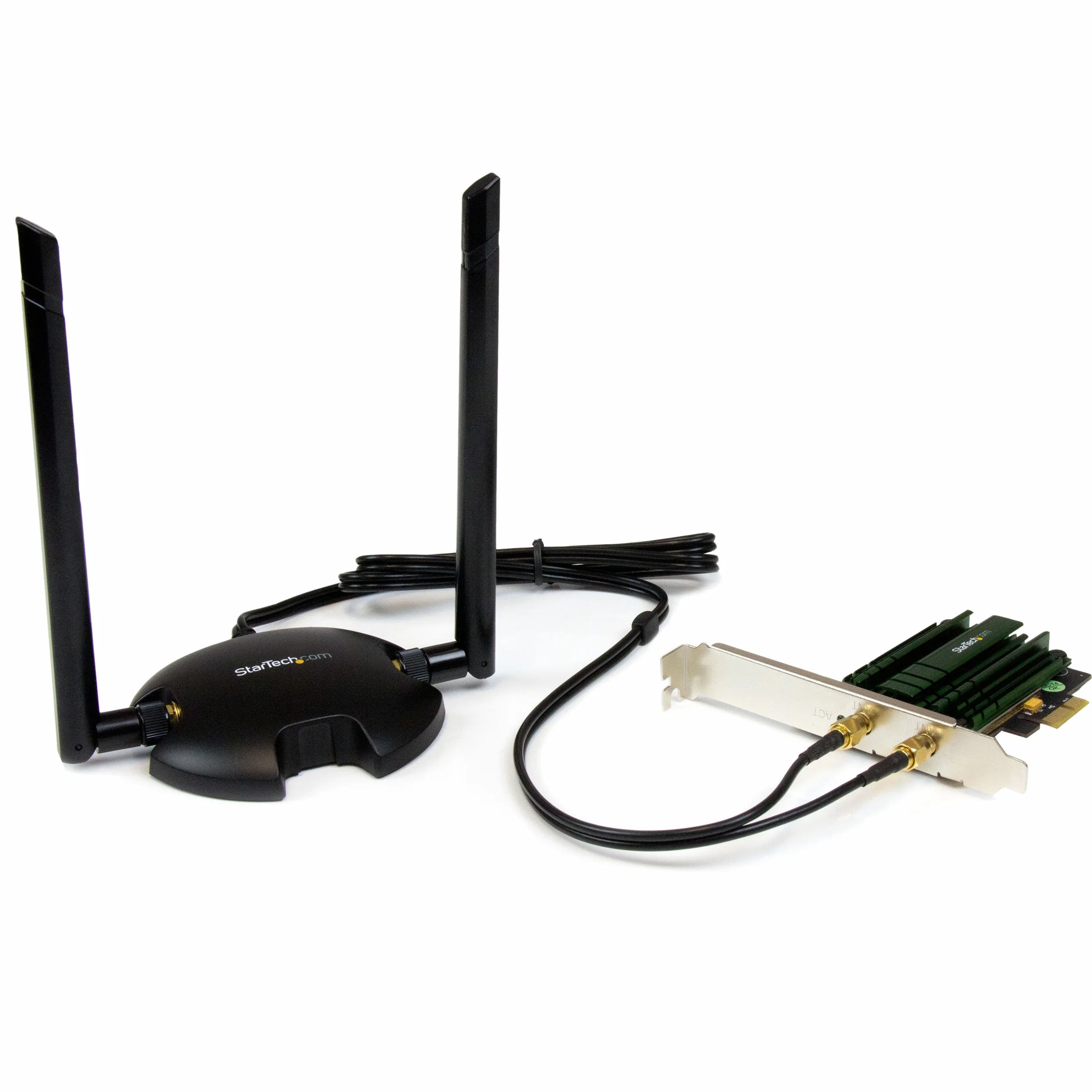 StarTech Adaptateur Reseau PCIe AC1200 Sans Fil AC (PEX867WAC22) | Double bande 2, 4/5GHz, 802.11ac, 867+300Mb/s, 2T2R, Interface hote PCI Express