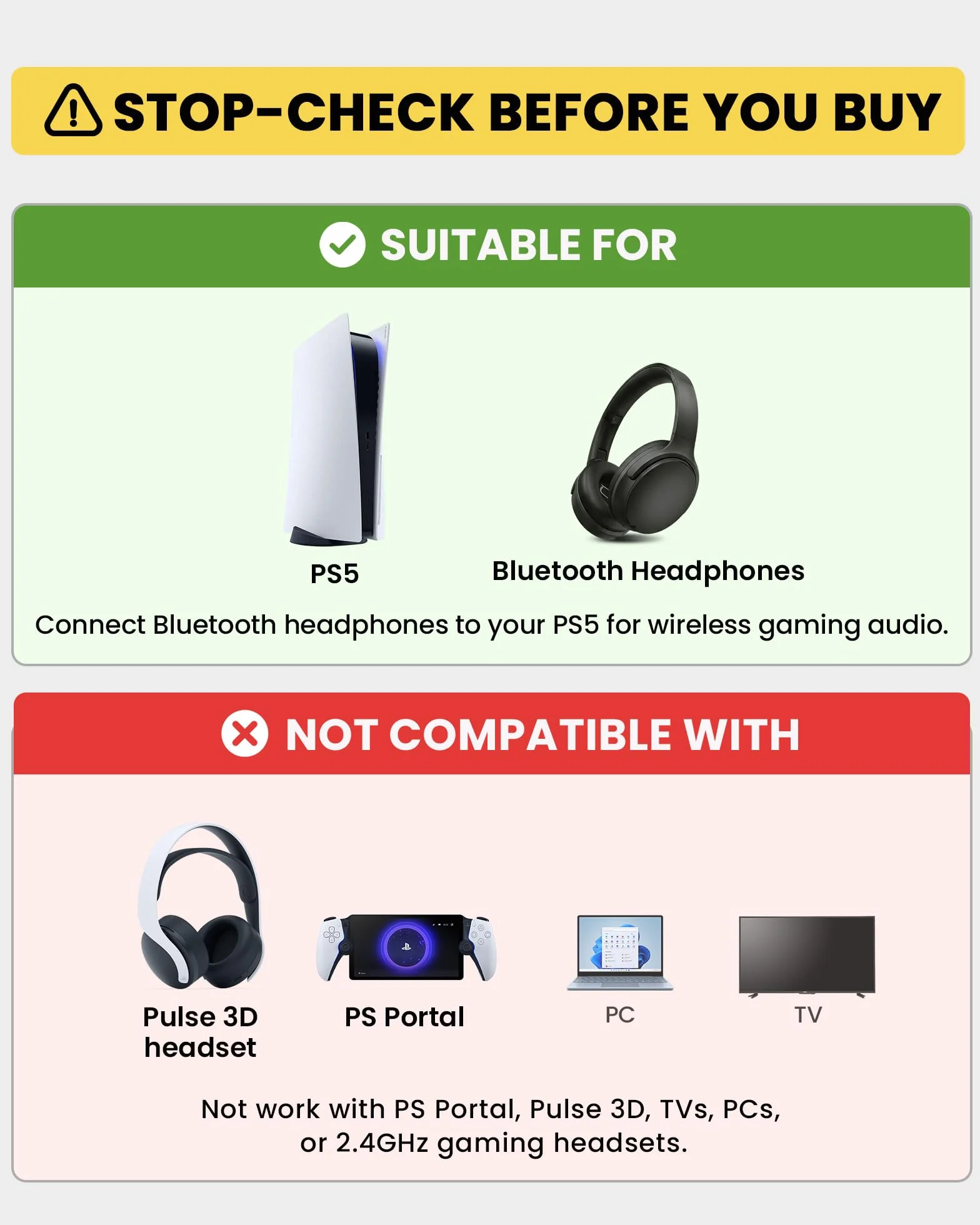 Avantree C81-Gaming Adaptateur Audio USB-C Bluetooth 5.3 PS5 Puce Qualcomm aptX Adaptive HD