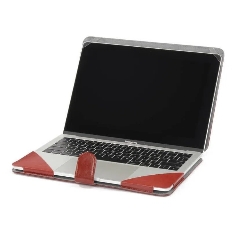 Generic Étui pour MacBook Pro 13 pouces A1502 A1425 (couleur : marron) Étui à rabat magnétique en cuir