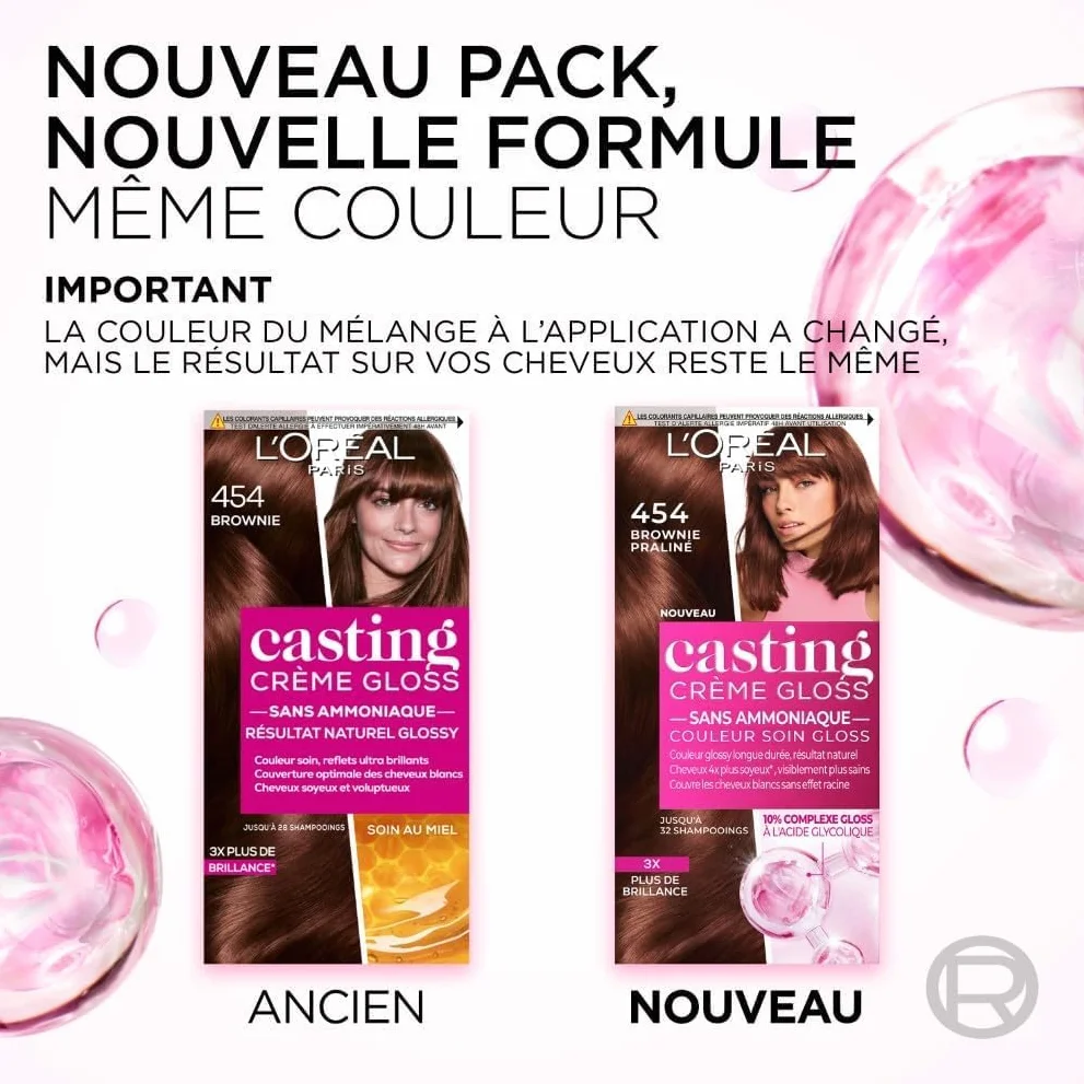 L’ORÉAL PARIS Casting Crème Gloss Cerise Noire 3.60 Coloration Cheveux Semi-Permanente