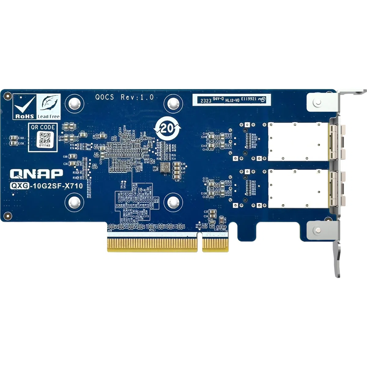 QNAP QXG-10G2SF-X710 Carte réseau Interne