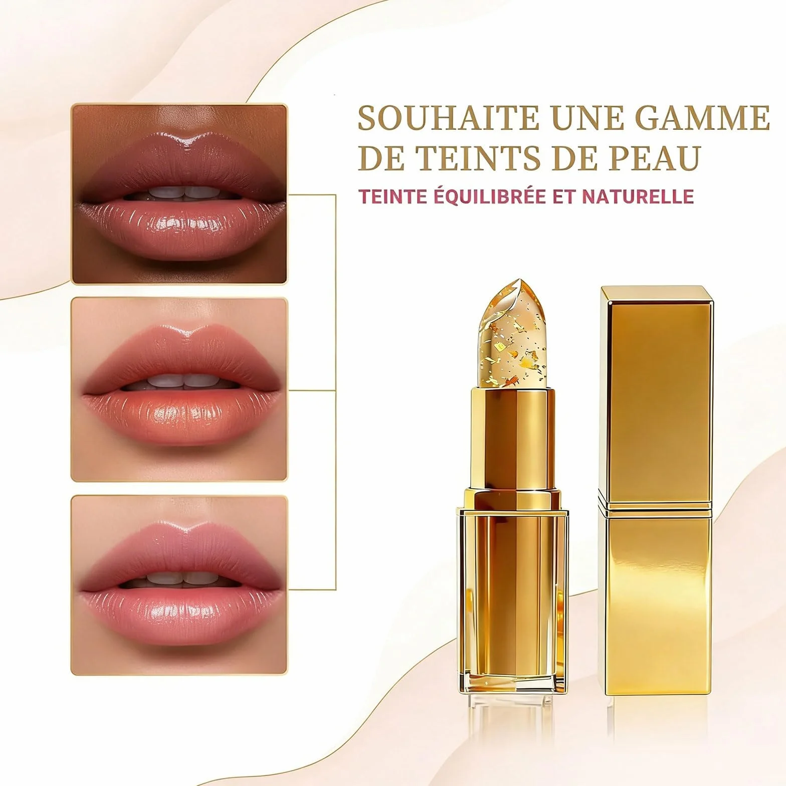 Reveline Rouge à Lèvres Longue Tenue 24h, Baume Hydratant avec Effet Changement de Couleur (1PC)