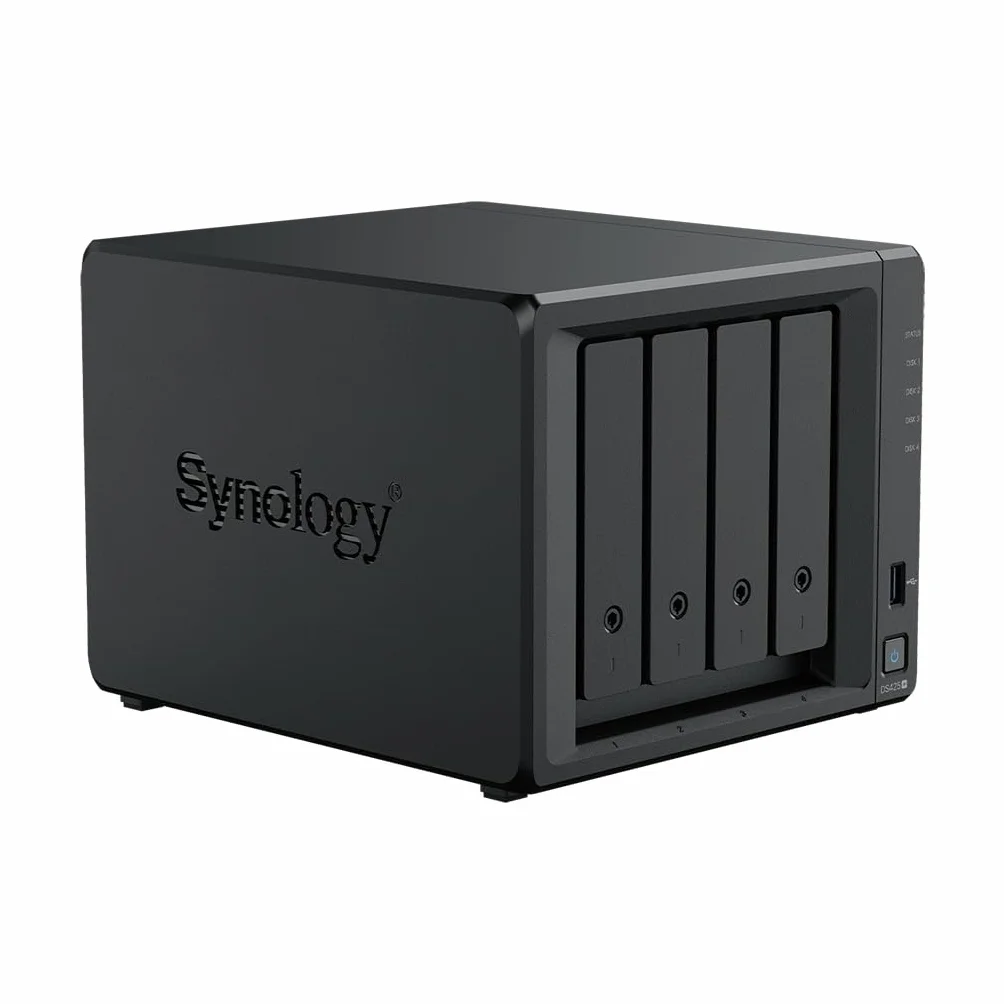 Synology DS425+ 24TB Bundle Western Digital WD Red Plus 4 Baies Desktop NAS Intel Celeron J4125 2Go DDR4