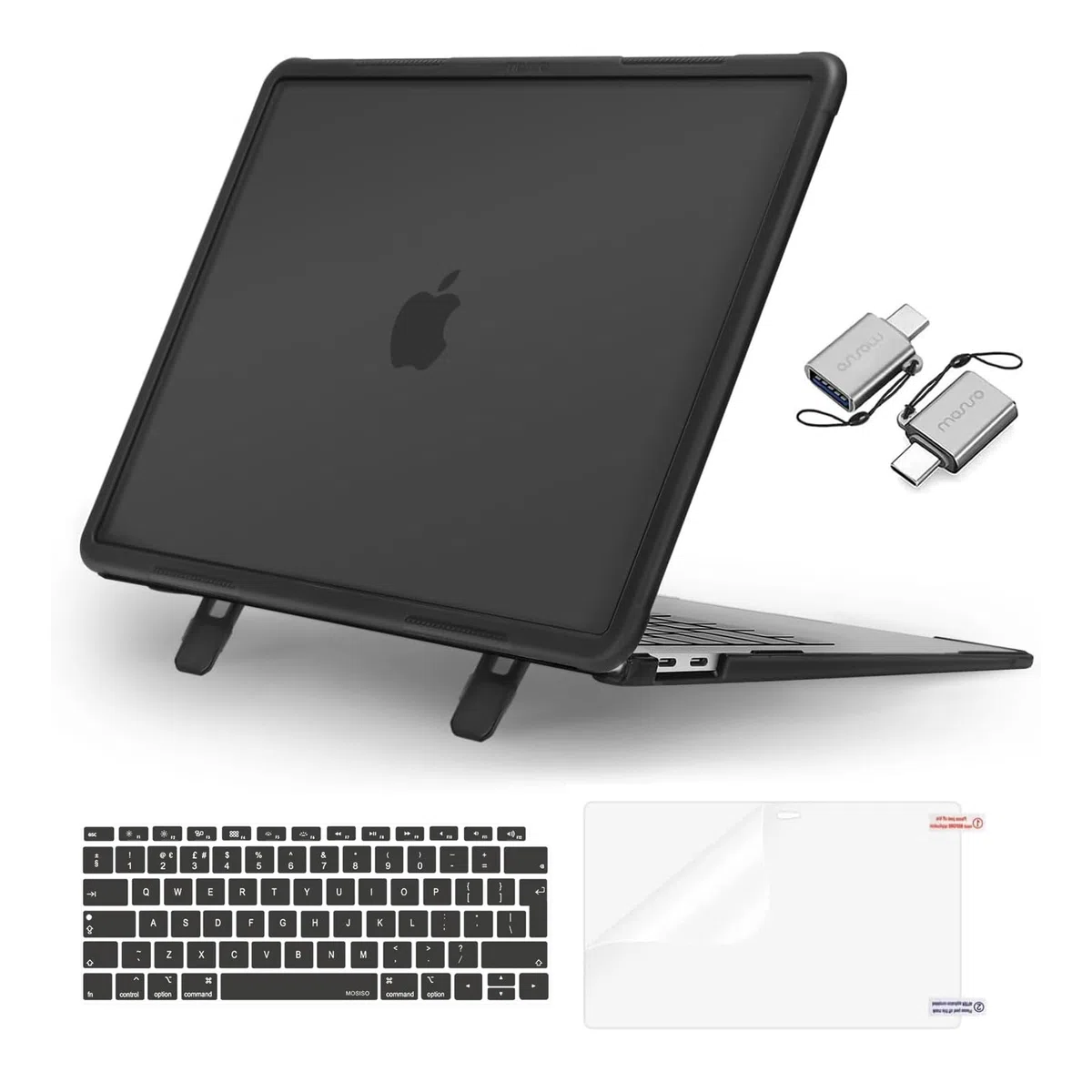 MOSISO Coque Compatible avec MacBook Air 13 Pouces M1 2021 2020 2019 2018