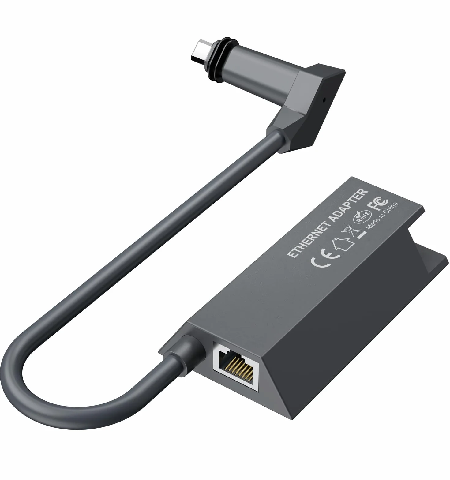 HanCenDa Adaptateur Ethernet pour Sta-rlink Rectangle Dish Satellite Internet V2, Star-link vers RJ45 Gigabit Ethernet, connexion réseau rapide et stable pour Star-link Actated Gen 2, noir