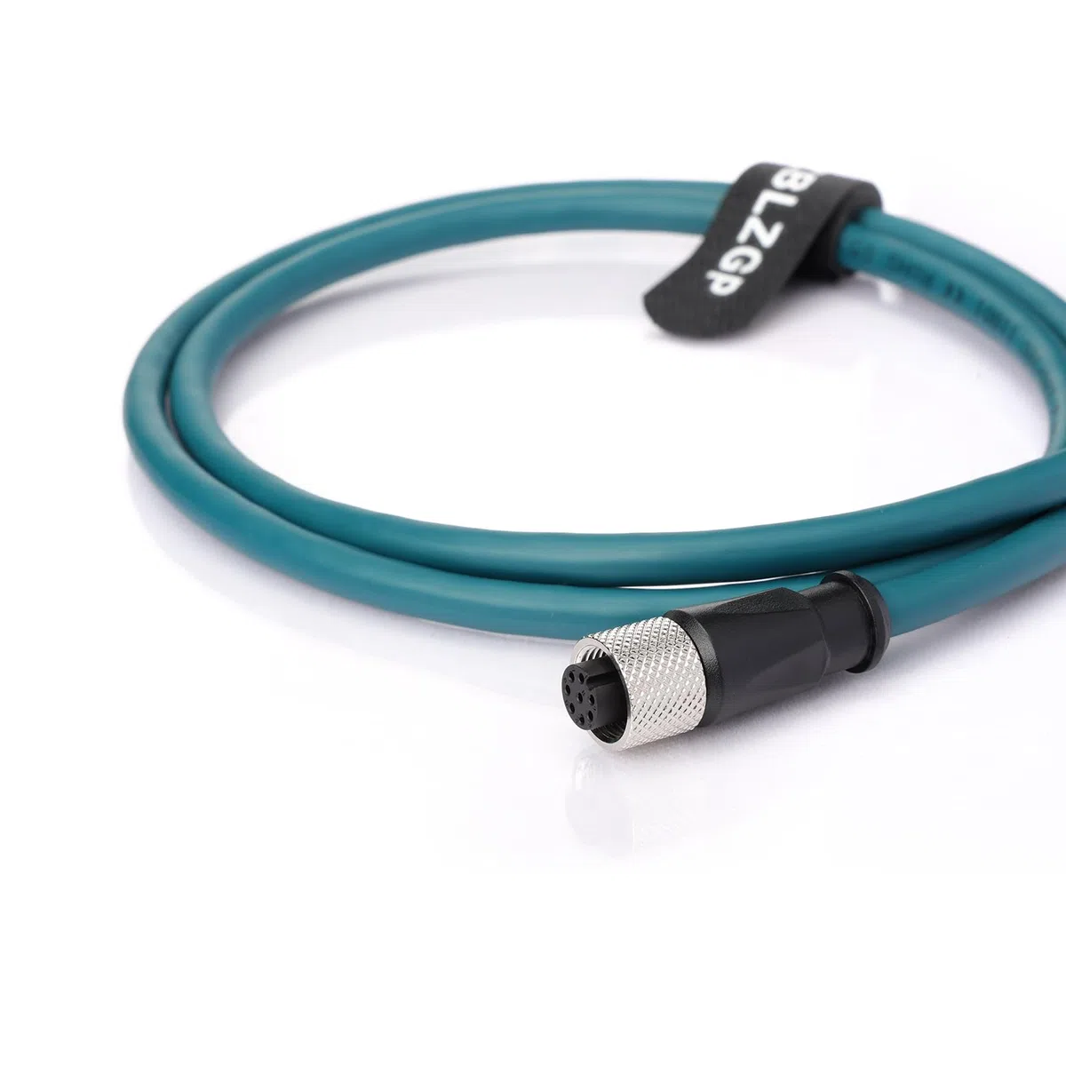 Câble Ethernet Cat 7e M12 A codé femelle 8 broches vers RJ45 Câble apparié torsadé moulé droit pour réseau Profinet Automation Profibus EtherCAT (3 m)