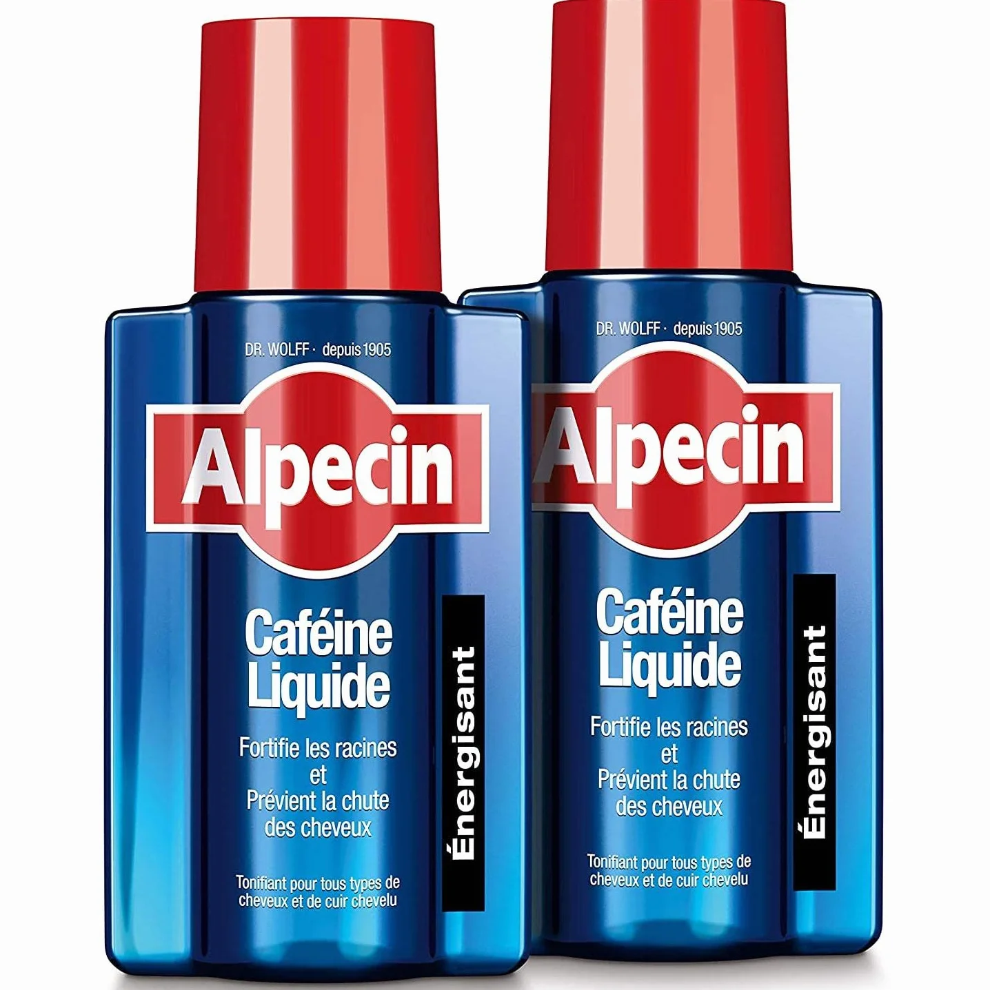 Alpecin Caféine Liquide Lotion Anti-Chute de Cheveux Homme 2x 200ml