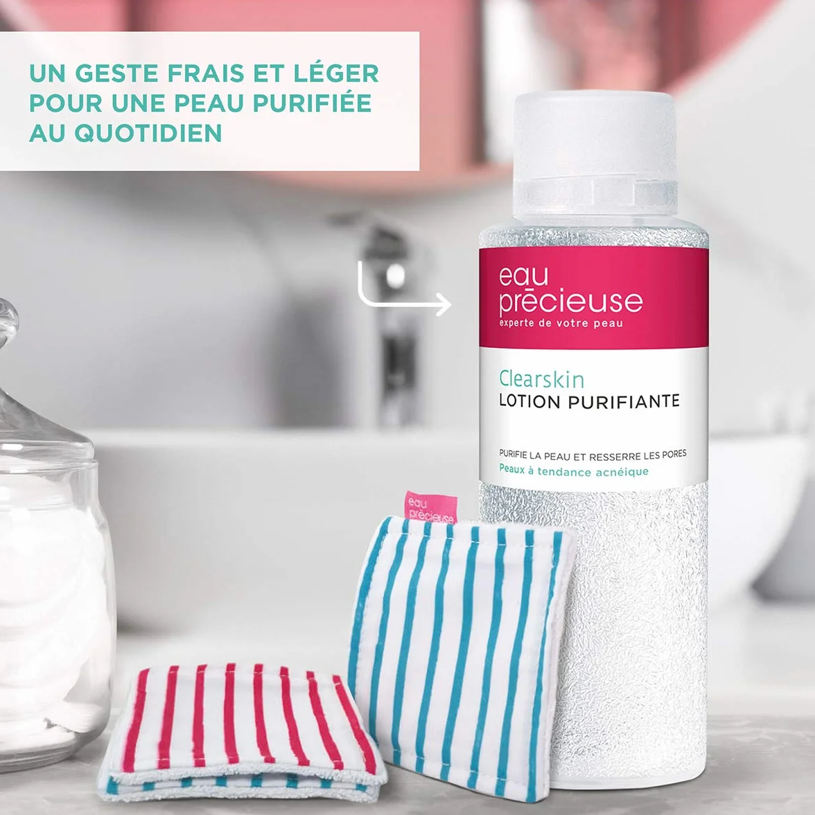 Eau Précieuse Clearskin Lotion Purifiante 375ml pour peaux acnéiques