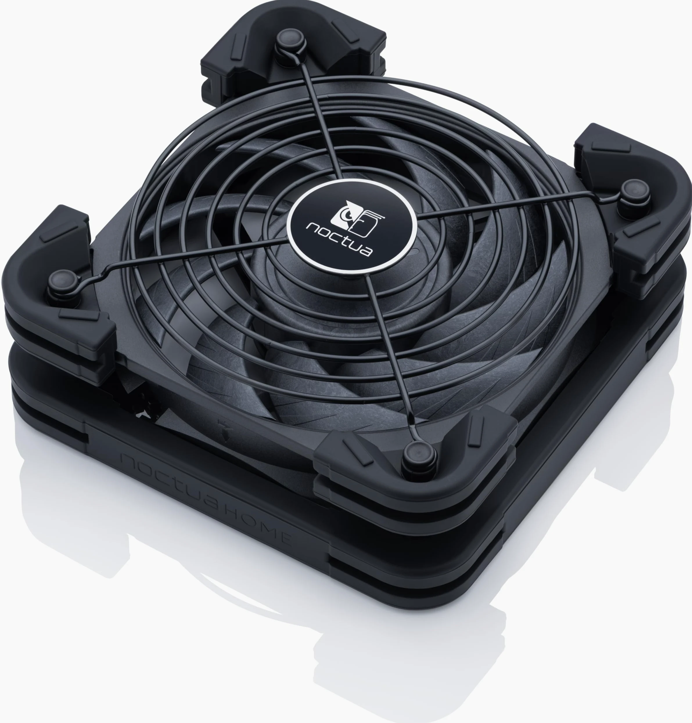 Noctua NV-FS2, Kit de Ventilation Multifonction pour le Refroidissement d’appareils, Doté du Célèbre Ventilateur NF-A12x25 120 mm, d’un Joint Anti-Vibration et de Silentblocs (Noir)