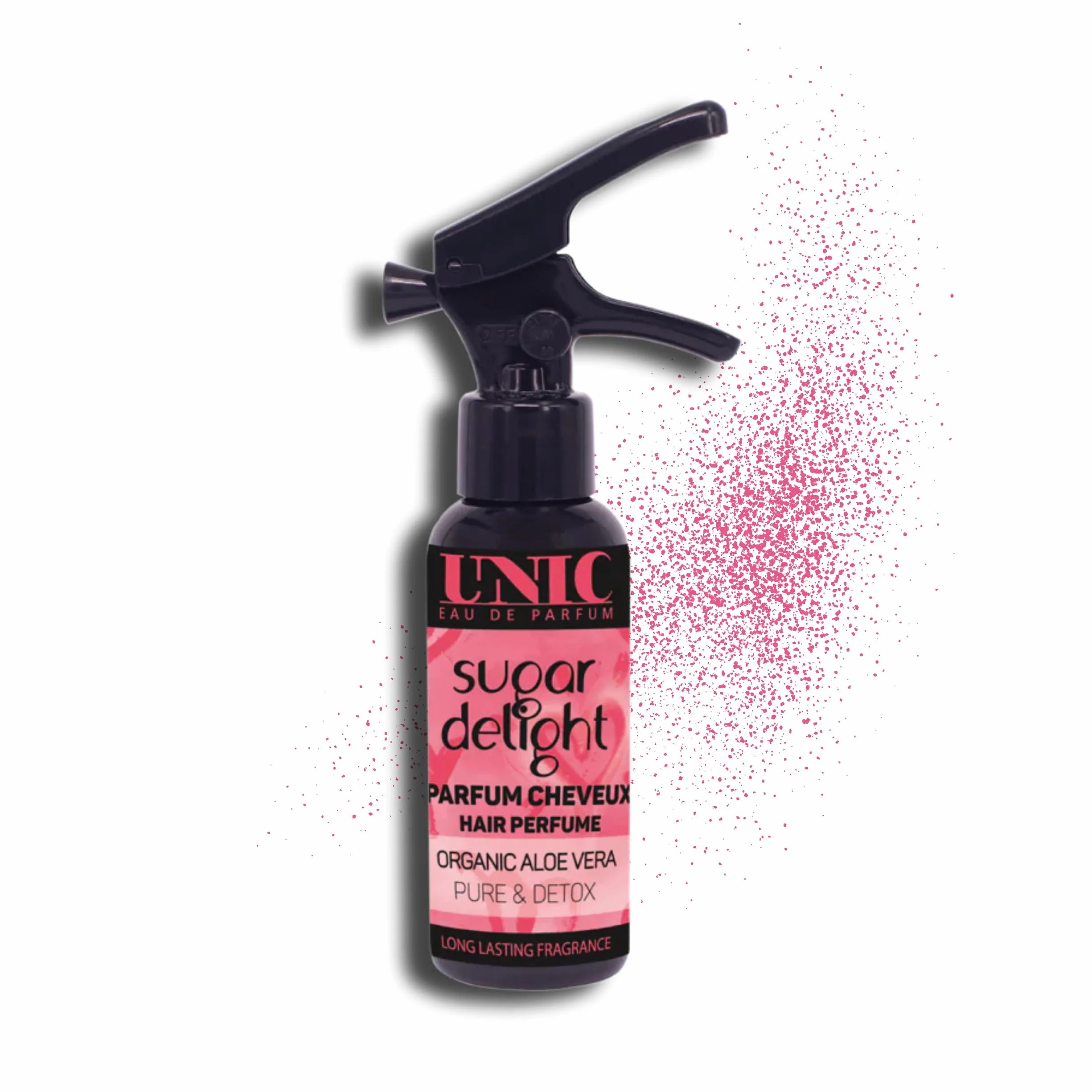 DUO UNIC Parfum pour Cheveux Sugar Delight 2 x 50 ml Brume Capillaire Fabrication Française