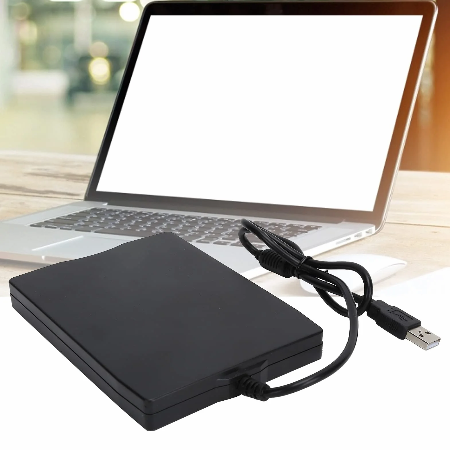 Lecteur de Disquette USB 3,5 Pouces Externe Portable 720 KO 1,44 Mo Compatible Ordinateurs Bureau