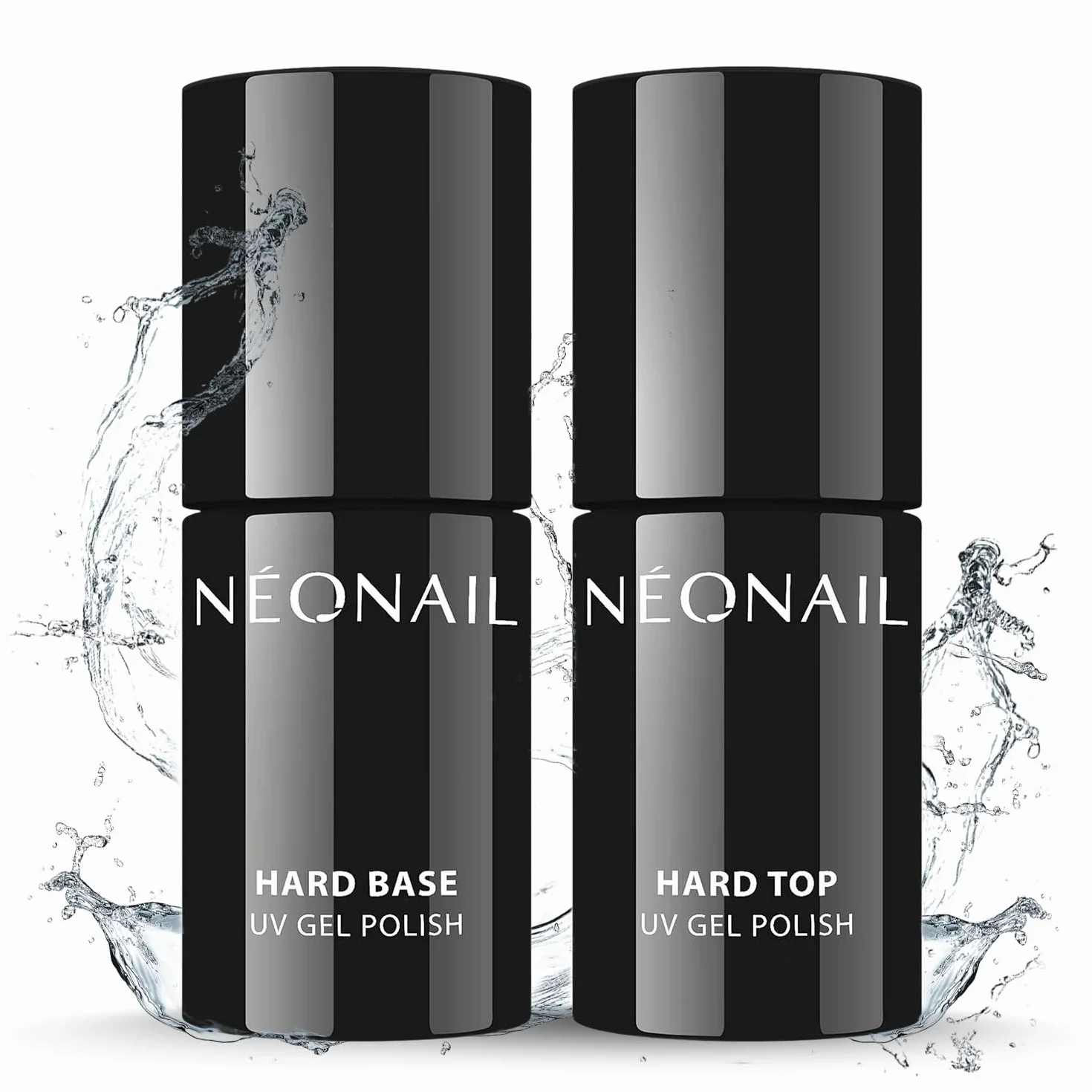 NÉONAIL UV Set Hard Base 7,2 ml et Hard Top 7,2 ml - Vernis à Ongles Gel Polish Nail Art