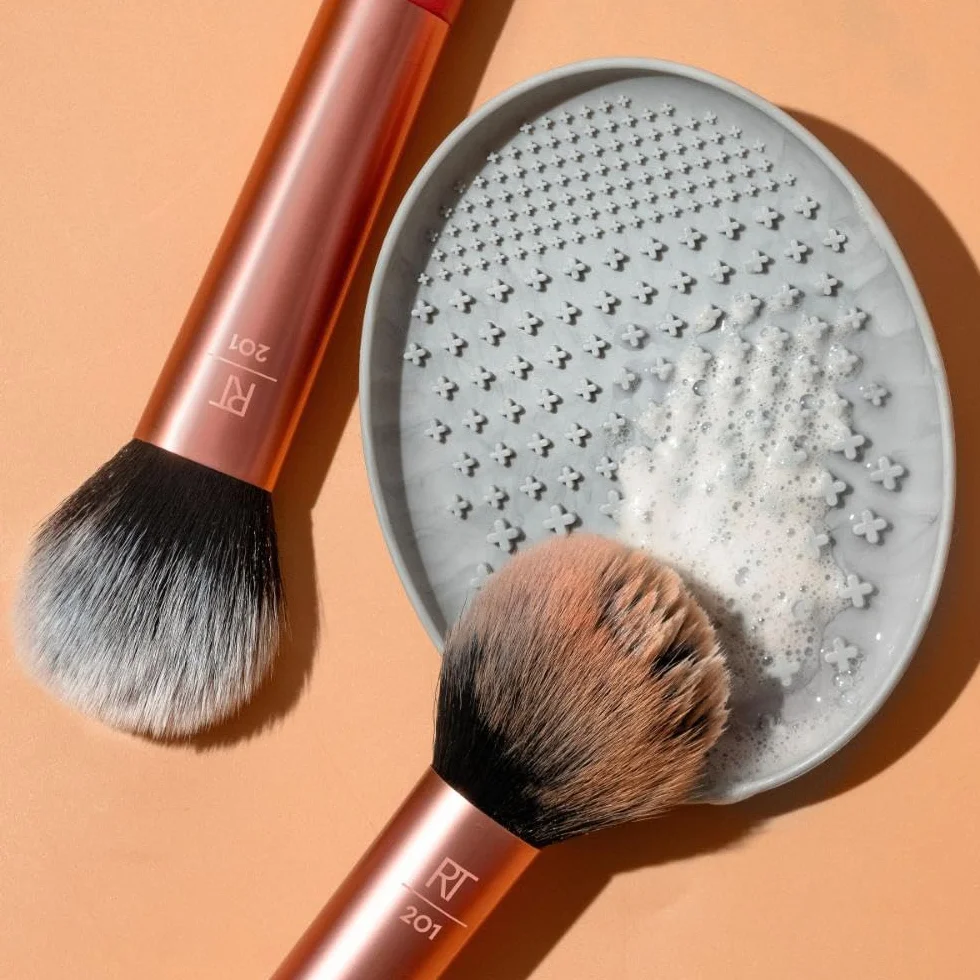 Real Techniques Palette de Nettoyage Gel Nettoyant Pinceaux Maquillage 8 Unité