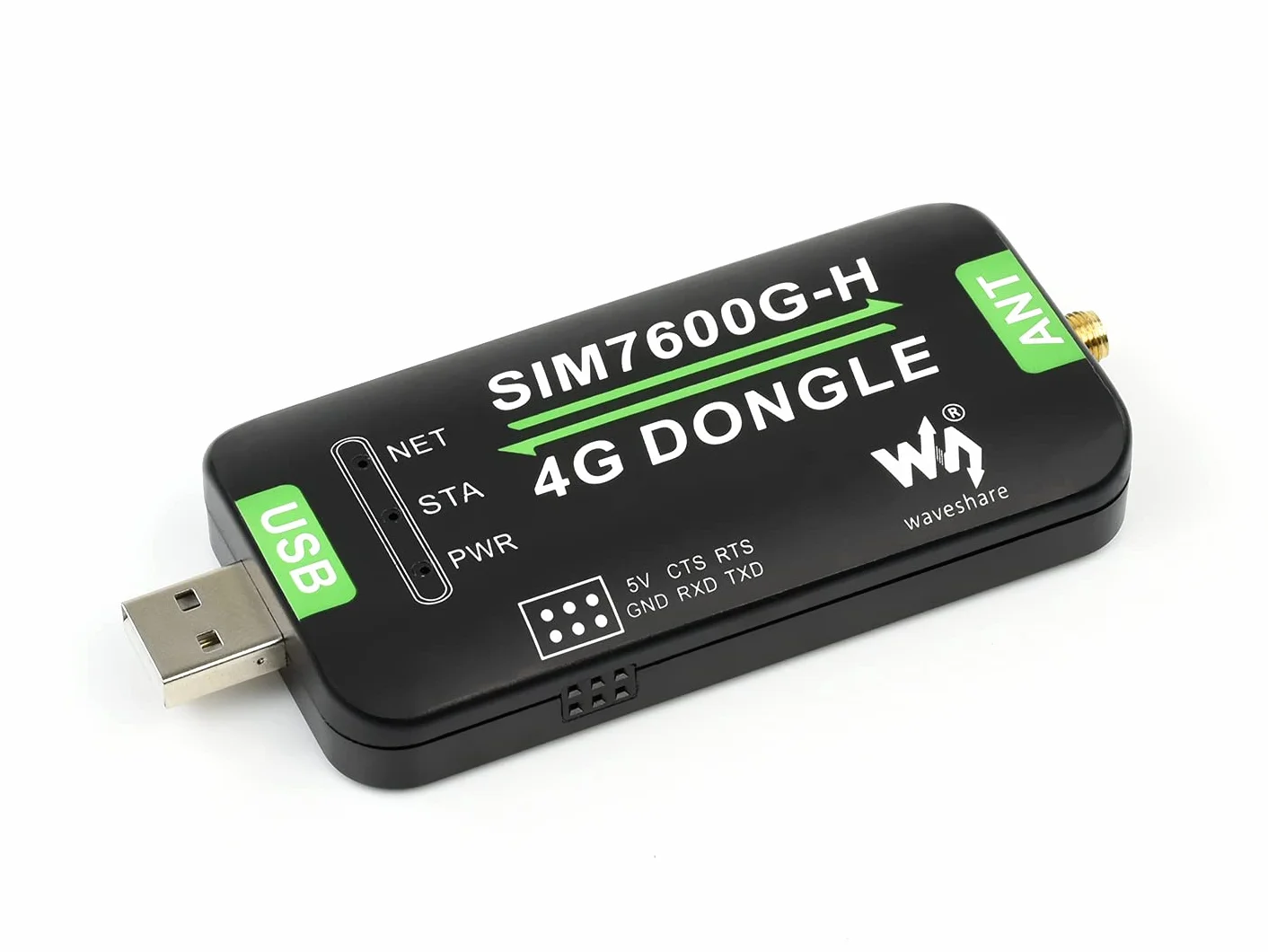 Waveshare SIM7600G-H 4G Dongle z Anteną Kompatybilny z Windows/Linux