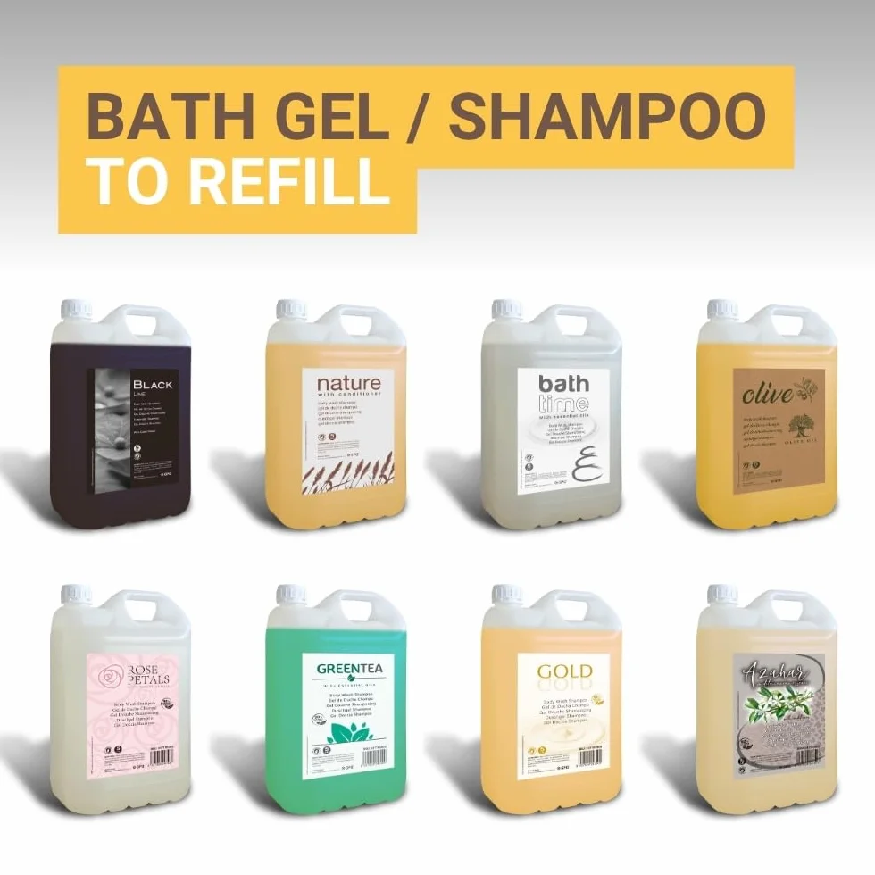 Gel/Shampooing 2en1 Nature 5L 93% Naturel Recharge Doseur Après-shampooing Sans Parabènes Fabriqué UE