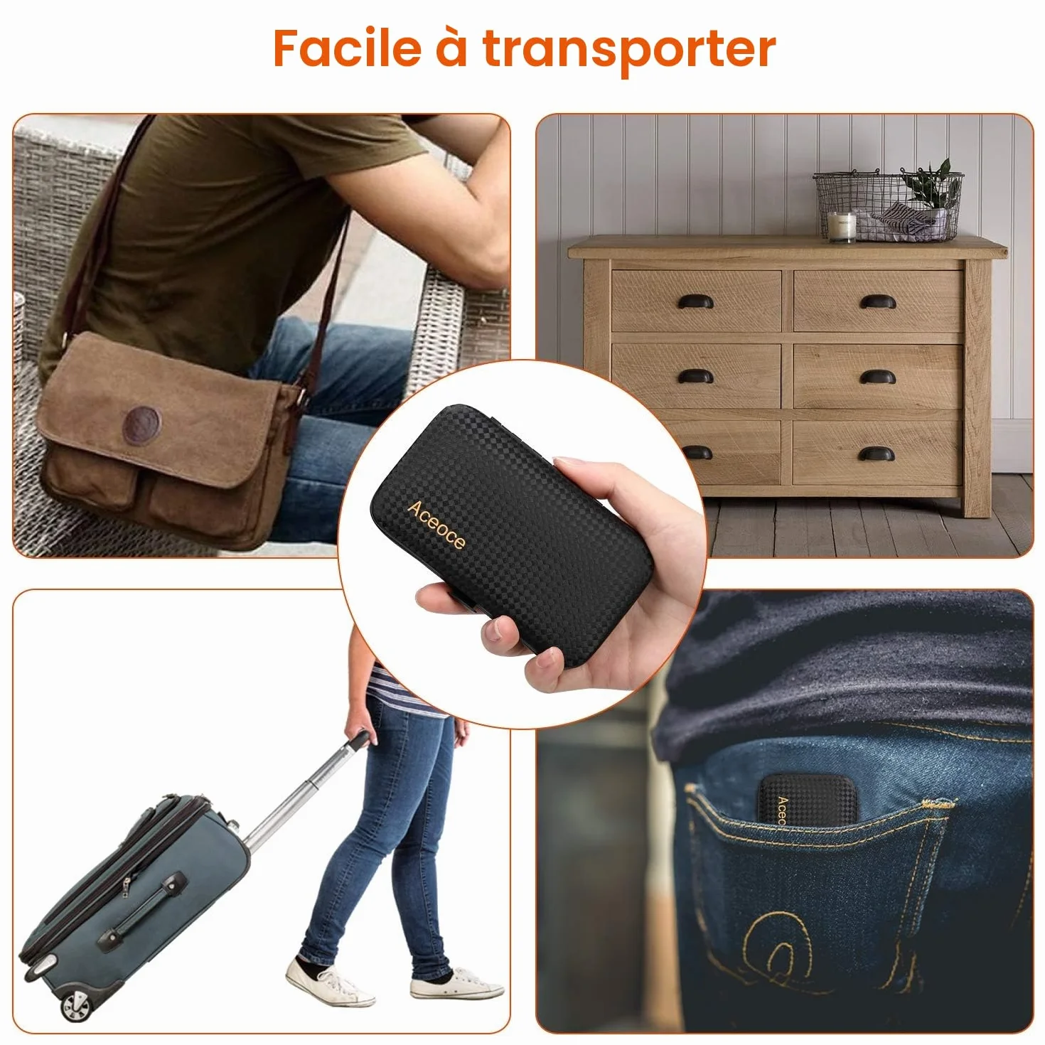 Kit Manucure Coupe Ongles Portable Ensemble de Voyage Pédicure Soins Ongles Cadeau Hommes Femmes