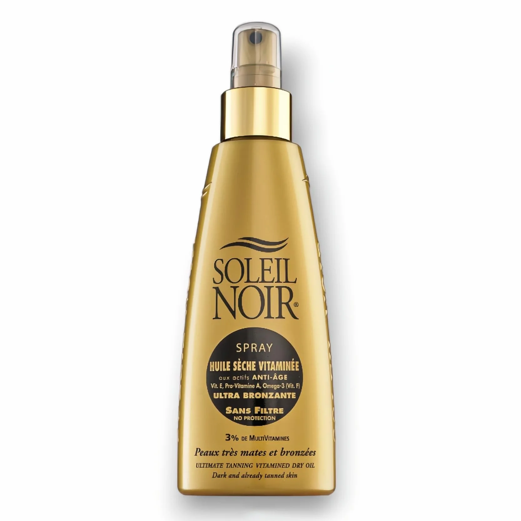 Soleil Noir Huile Sèche Ultra-Bronzante Vitaminée 150 ml