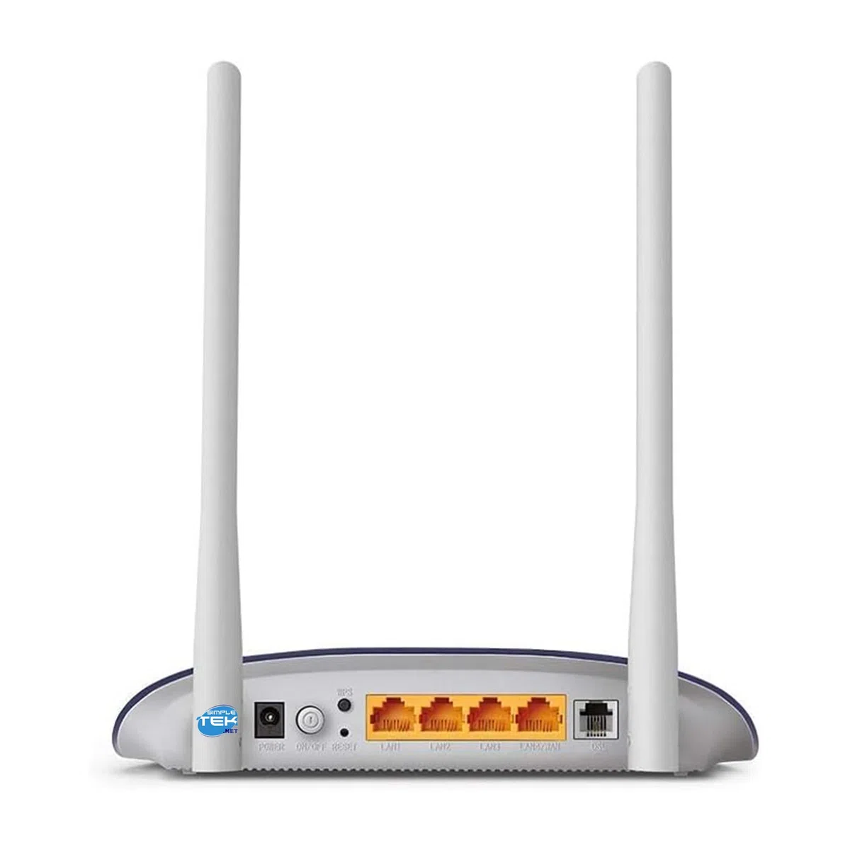 SIMPLETEK - Modem Routeur VDSL/ADSL Haute Vitesse Sans Fil N 300 Mbps, Port WAN/LAN, Idéal pour Fibre Optique et Réseau Domestique