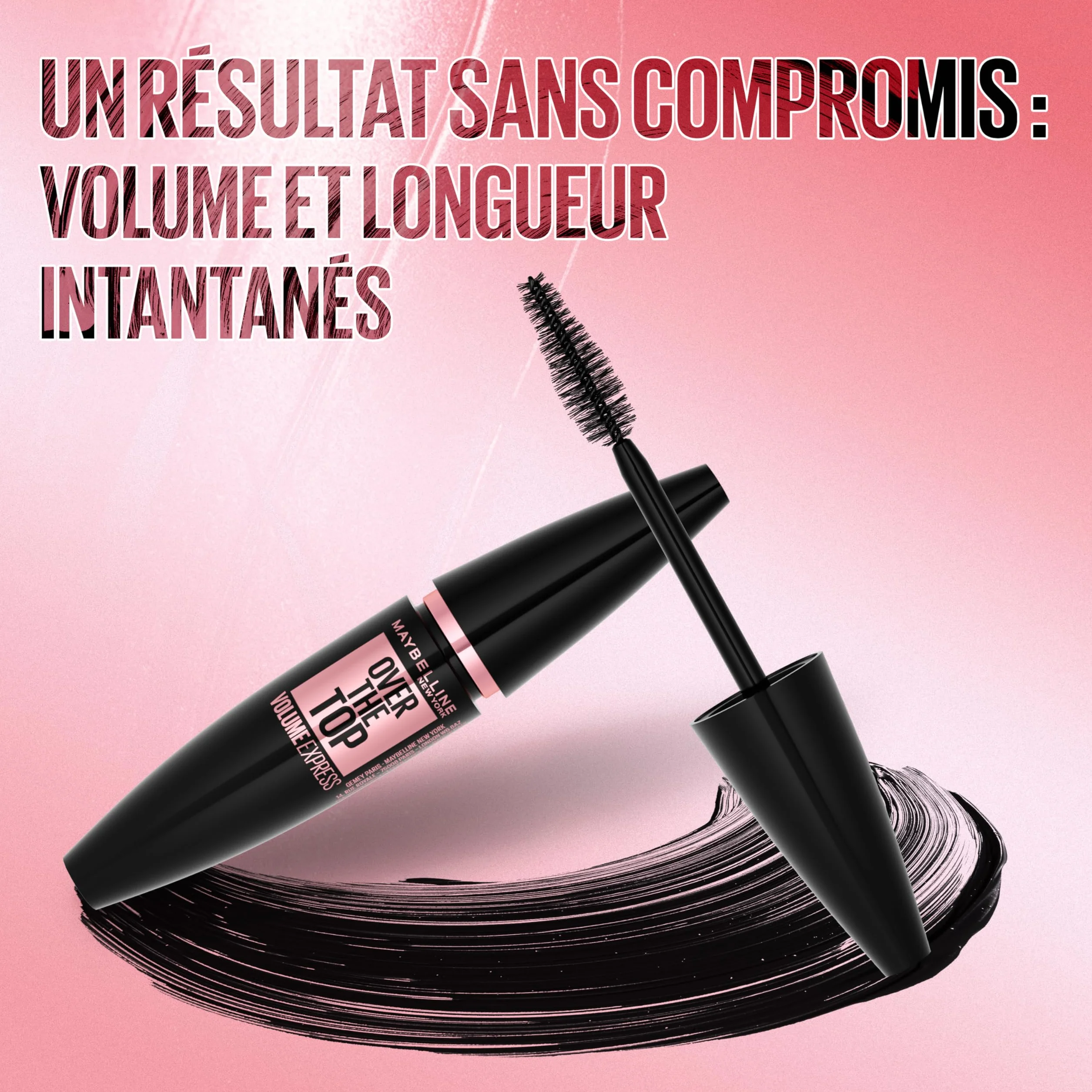 Maybelline New York Volum' Express Over The Top Mascara Longueur Noir