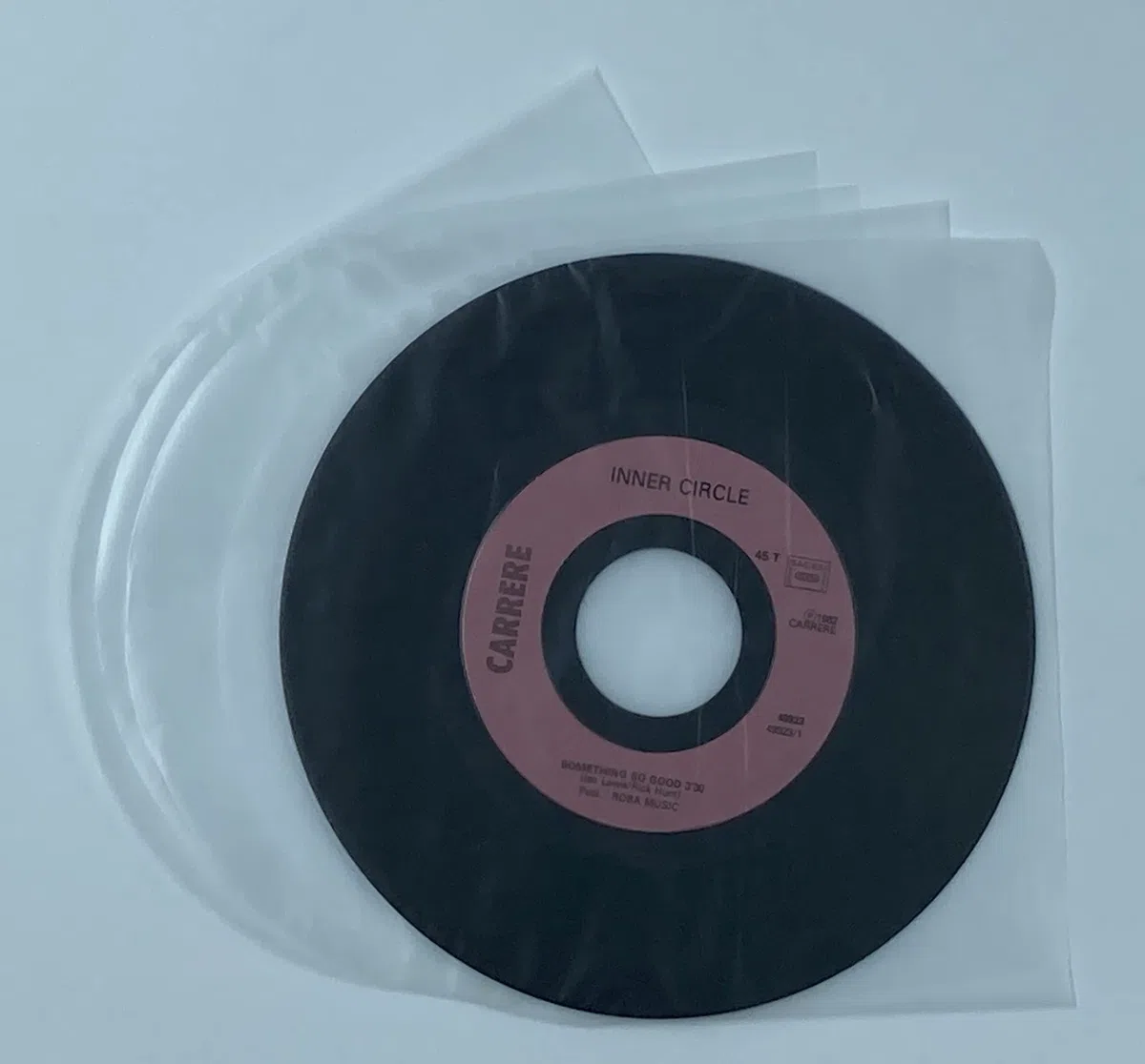 500 sous Pochettes intérieures en Plastique Type nagaoka pour Vos vinyles 45 Tours
