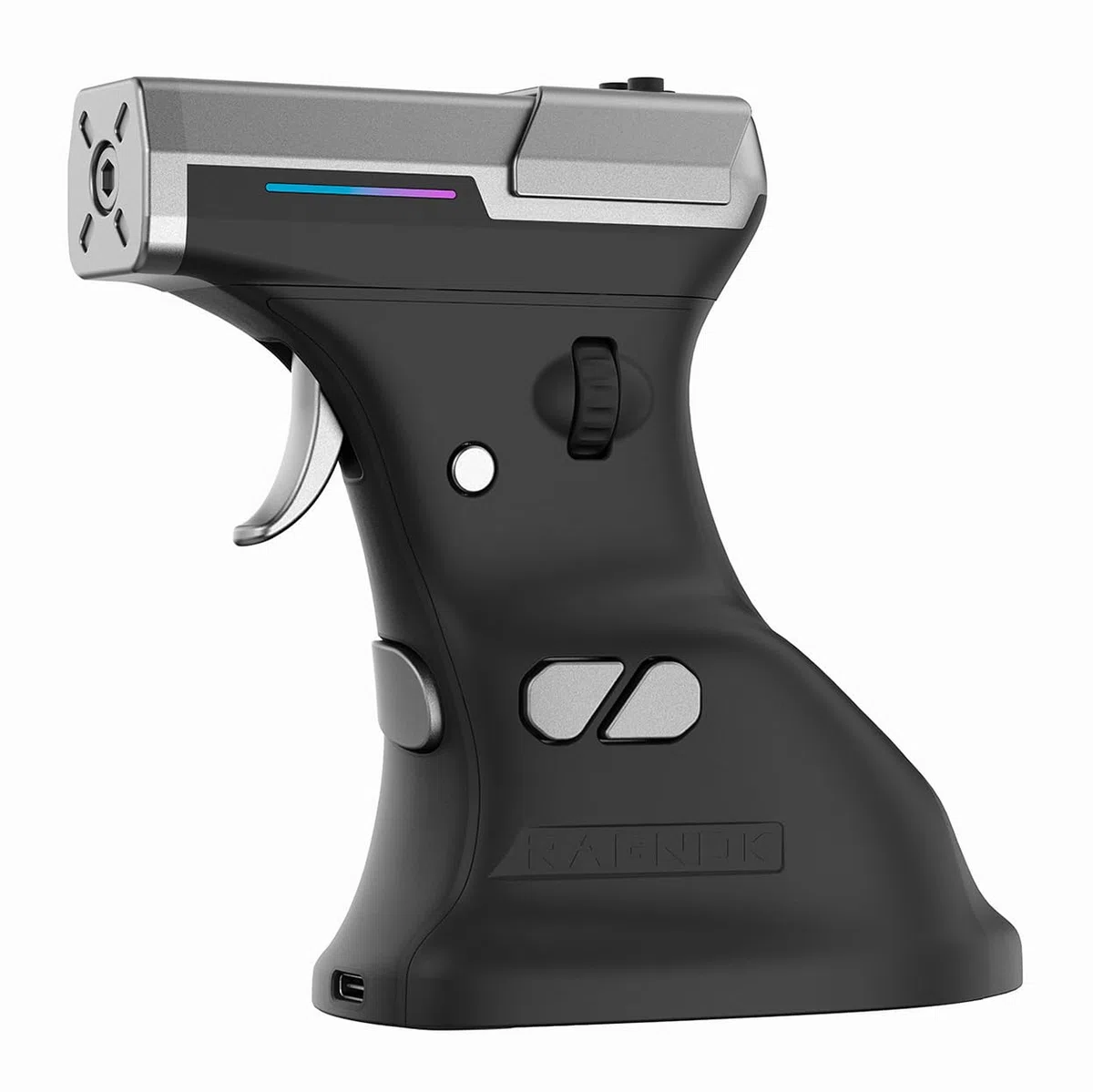 ErgoStrike7 : Souris Gaming FPS Nouvelle génération avec Retour de recul (Noire) - Souris Ergonomique Verticale pour PC, sans Fil/Filaire USB