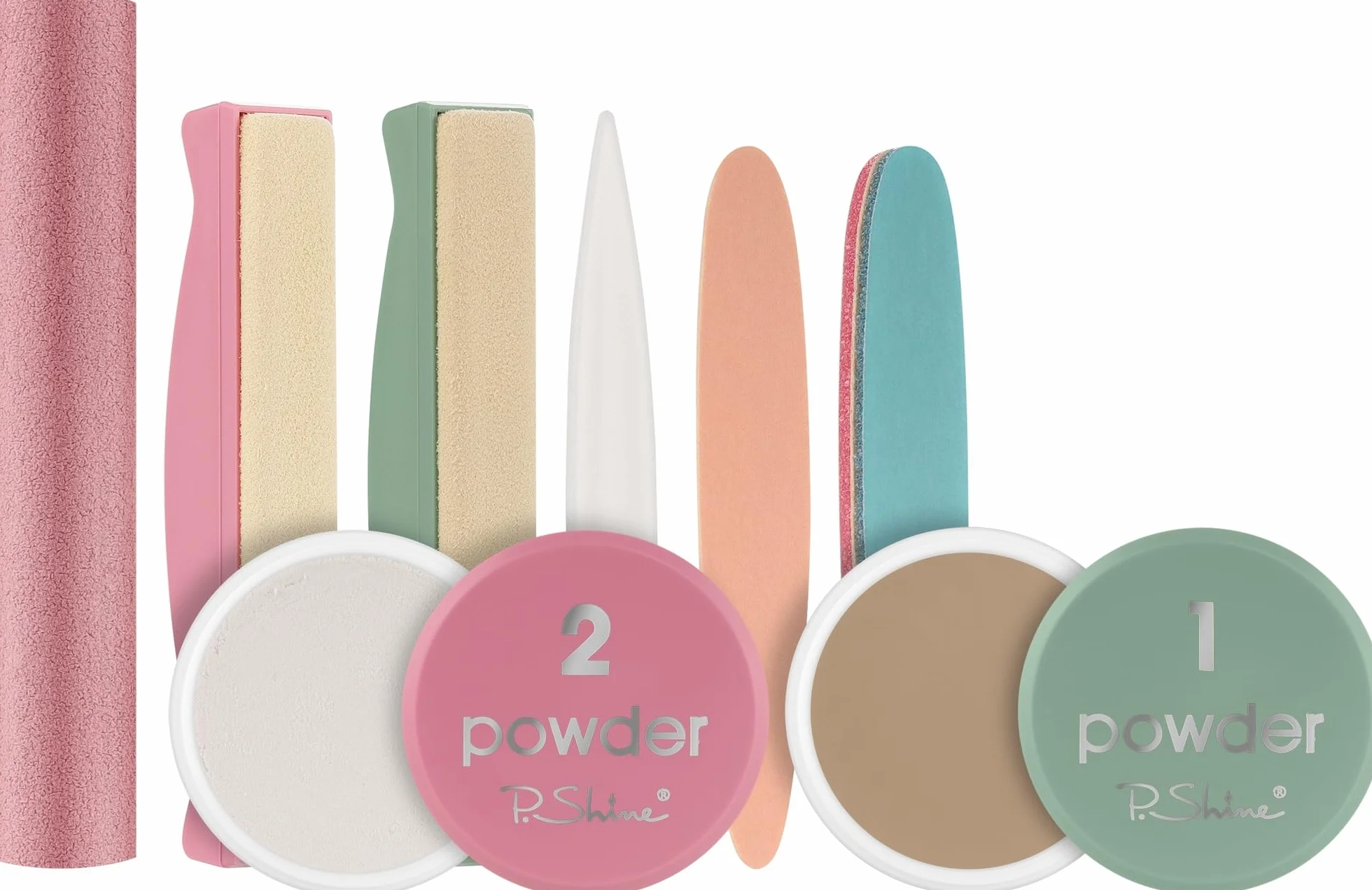 P-Shine Kit Manucure Japonaise Professionnel Soin Ongles Endommagés