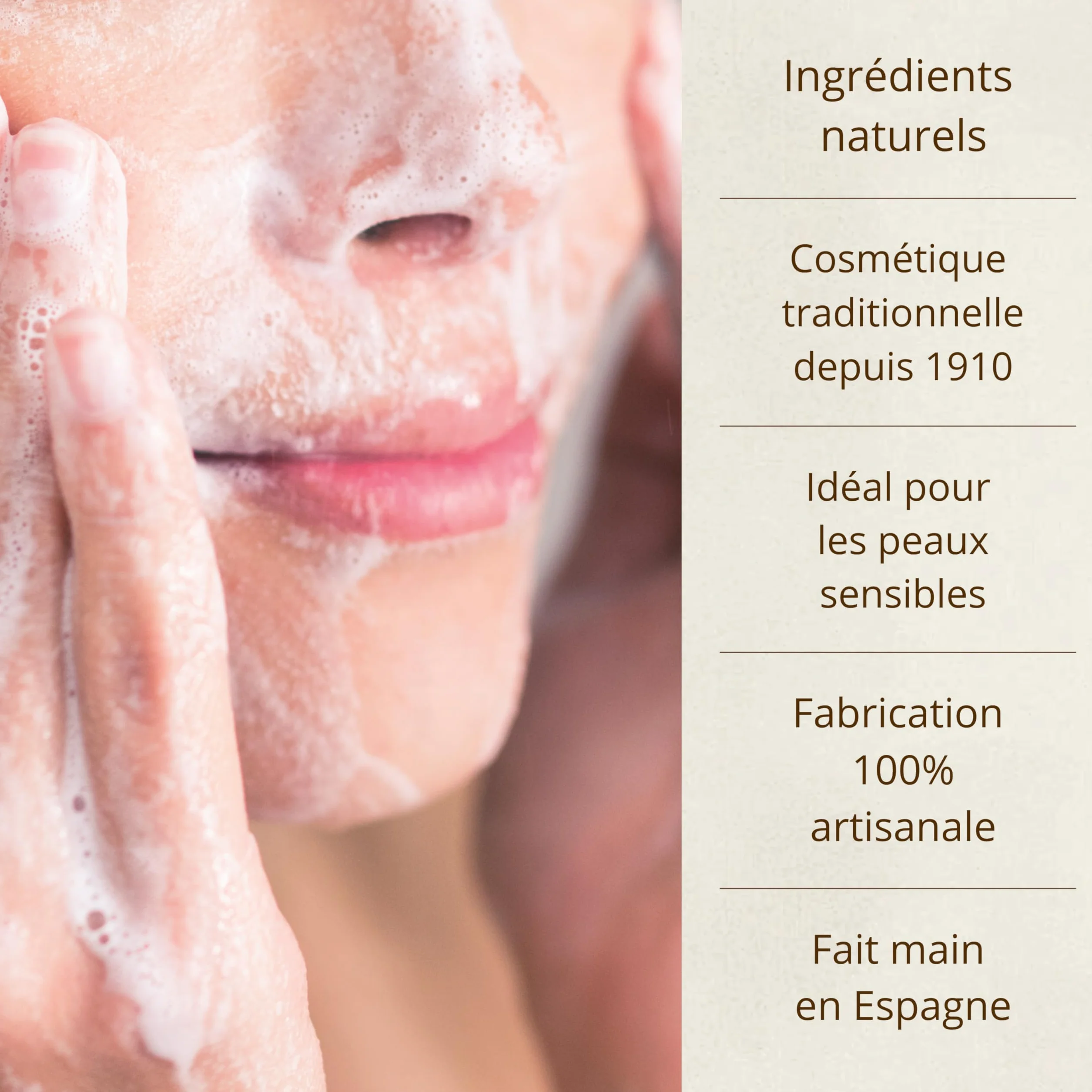 Savon au Soufre Anti Acné Visage 3 x 75g – Nettoyant Peau Grasse et Mixte