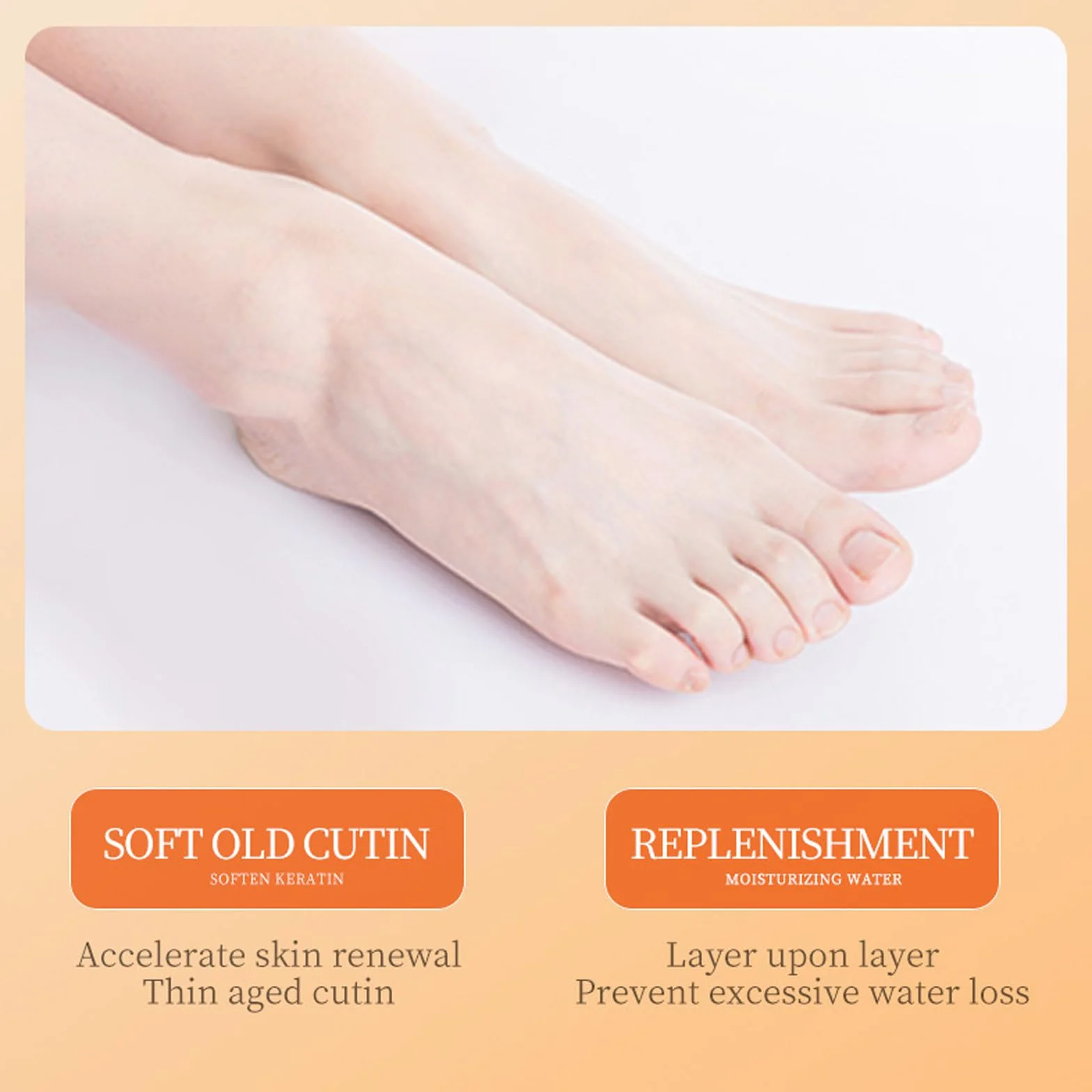 Masque Pour Les Pieds Vic 5 Paires, Chaussettes Hydratantes Non Grasses, Hydratant Peaux Très Sèches