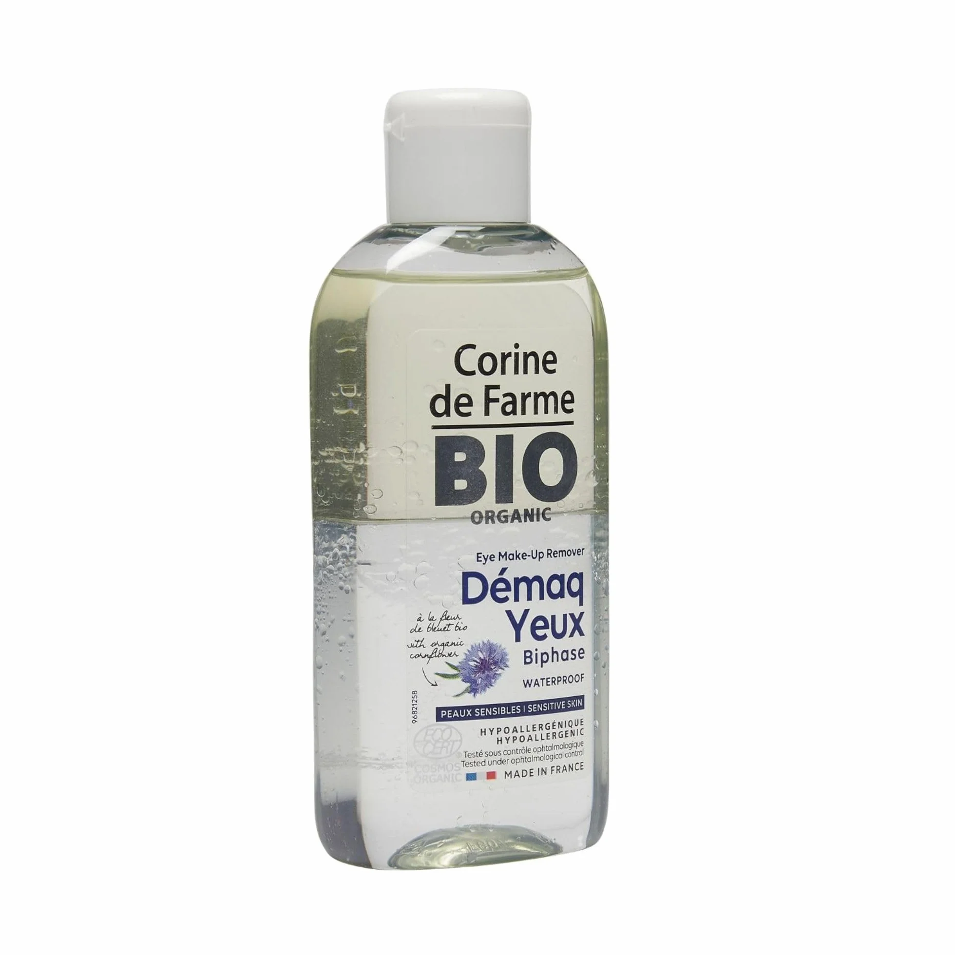Corine de Farme Lotion Démaquillante Bi-Phase BIO 150 ml Démaquillant Yeux Waterproof ECOCERT