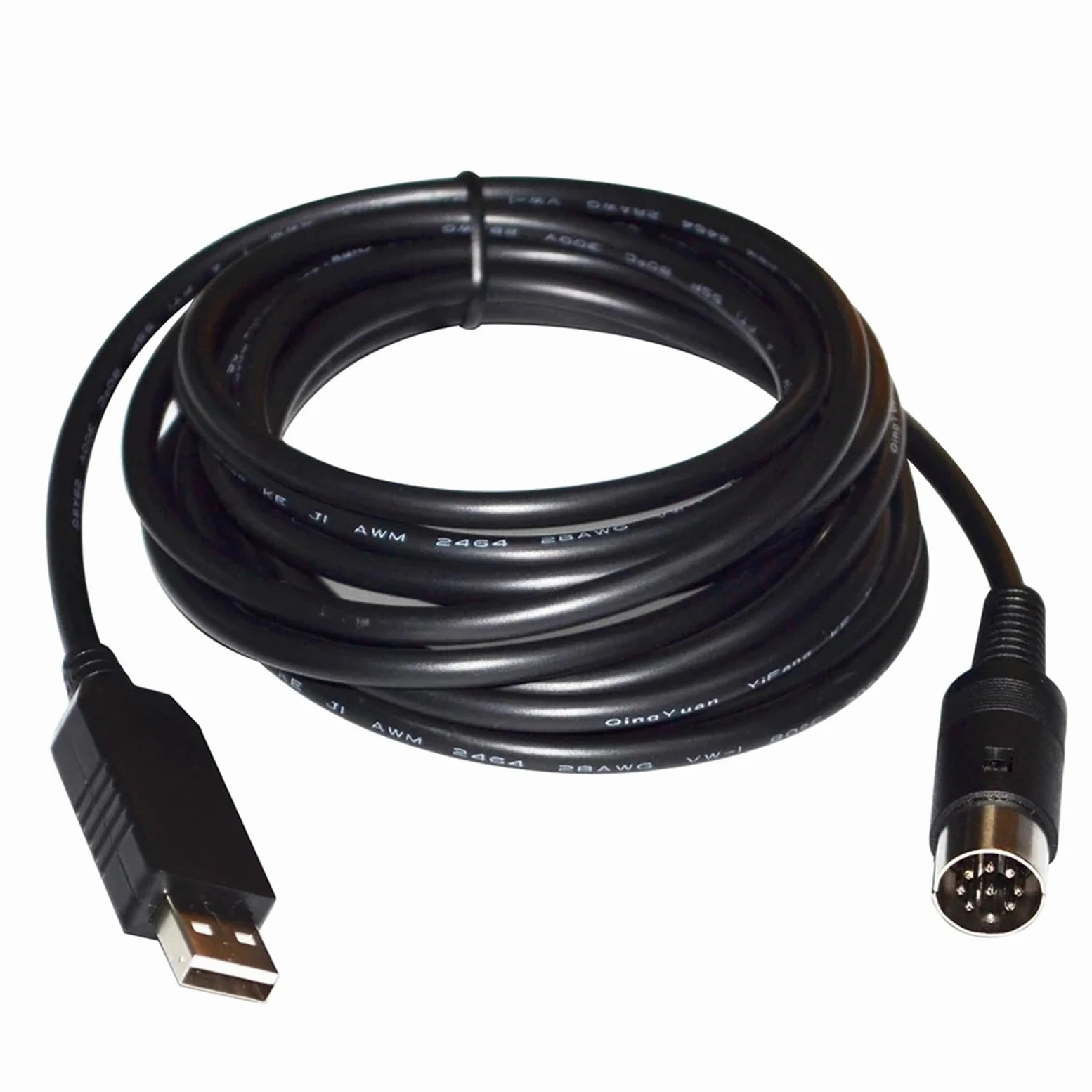 Adaptateur USB RS232 À 8 Broches DIN CONVERTISSEUR CÂBLE DE Communication SÉRIE(3 metres)
