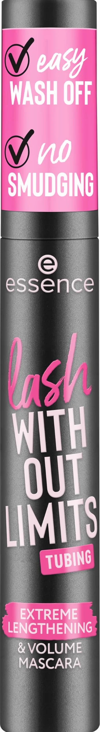 essence lash WITHOUT LIMITS TUBING Extreme Lengthening & Volume Mascara volume et longueur extrêmes, 13ml
