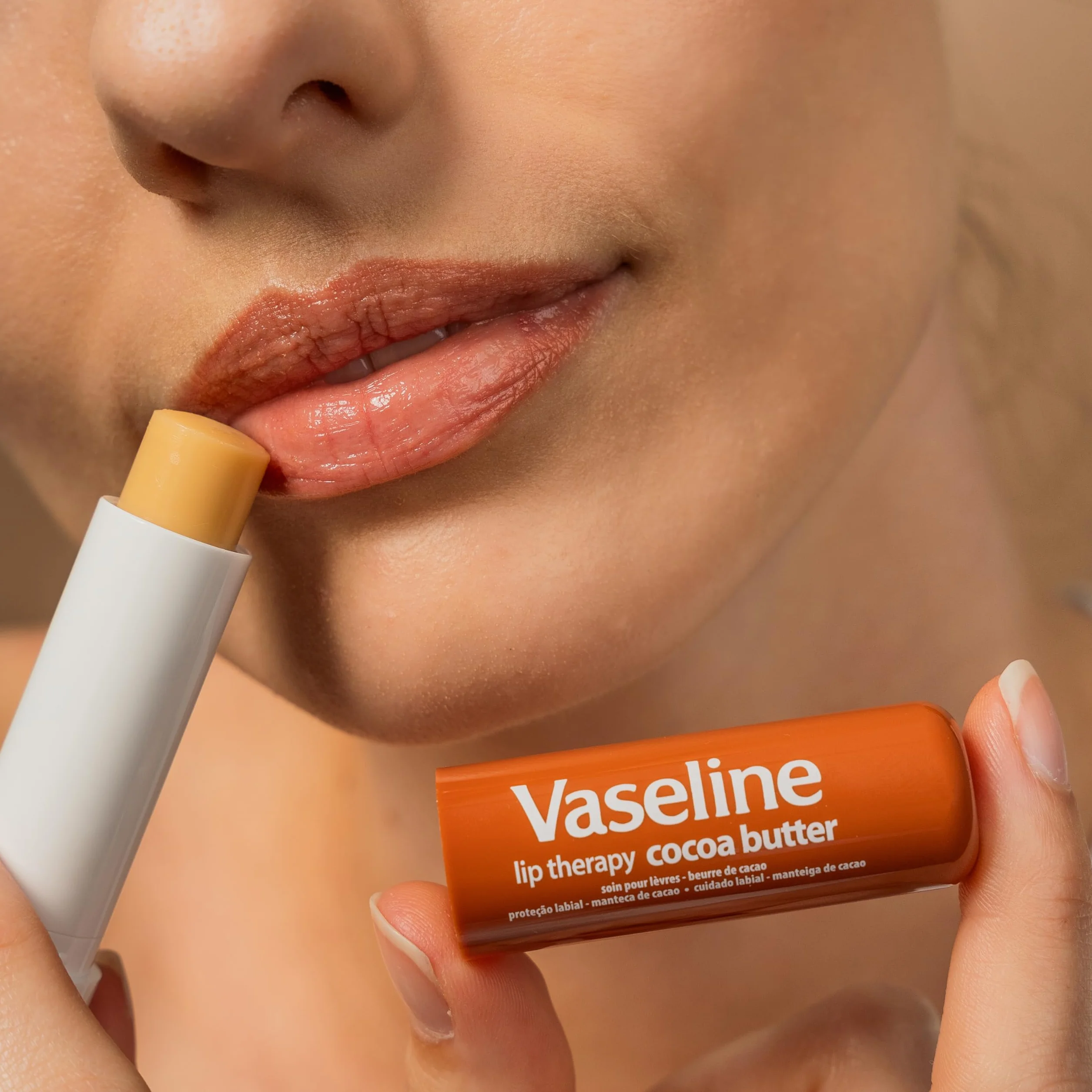 Vaseline Lip Therapy Cocoa Butter Baume à lèvres teinté beurre de cacao karité 2 x 4.8g