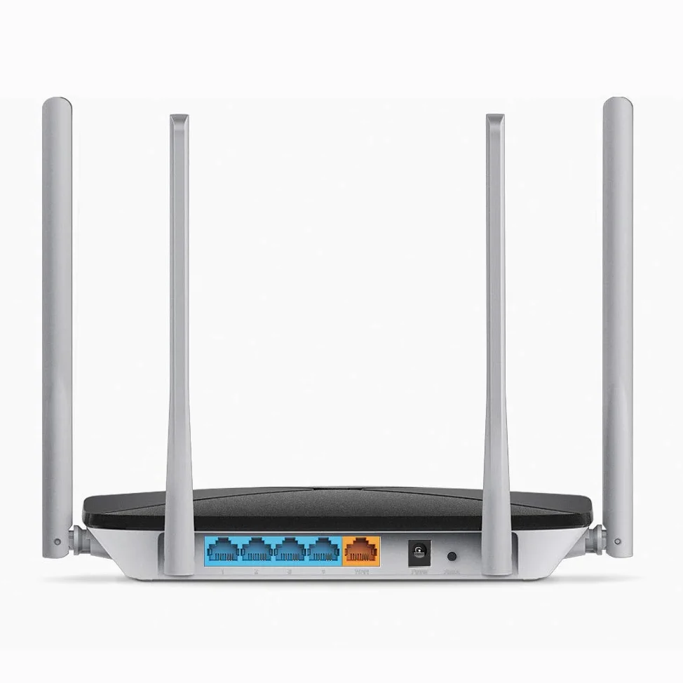 Mercusys Routeur sans Fil Double Bande AC1200, Vitesse Wi-FI jusqu'à 867 Mbps / 5 GHz + 300 Mbps / 2,4 GHz, Compatible avec IPTV et IPv6, Installation Facile, AC12