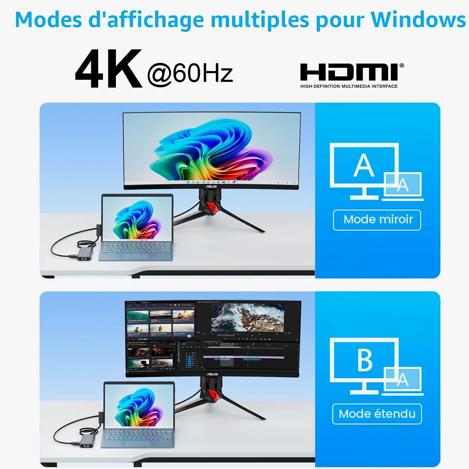 Microsoft Surface Dock 2 Station d’Accueil Surface Pro 10-en-1 avec 4K@60Hz HDMI, Ethernet, SD/TF, USB 3.0, USB-C & 100W PD pour Surface Pro 12/11/10/9/8/X/7/6/5, Surface Laptop, Surface Go