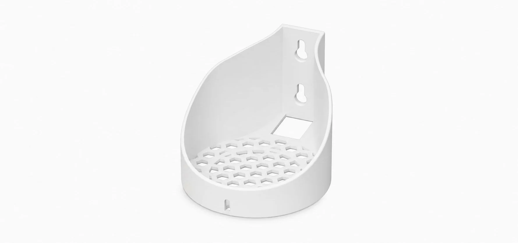Support mural compatible avec TP-Link Deco BE63, BE65, BE67, BE10000, BE9300, BE14000, XE75, XE75 Pro, X75 et X80 (lot de 3) - Étagère murale pour routeur WiFi 7 et 6E - ABS (blanc)