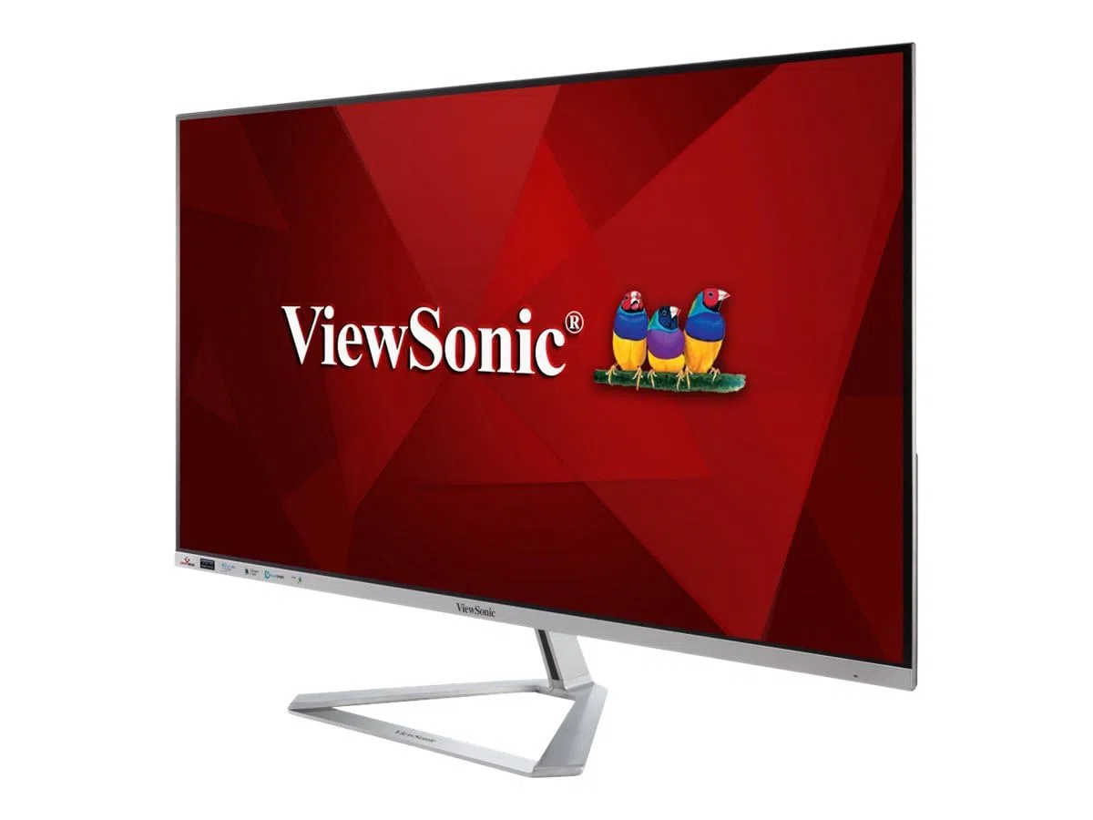 ViewSonic VX3276-2K-MHD-2 Moniteur QHD IPS 32 pouces avec 103 % sRGB, 2 ports HDMI, DisplayPort, Mini DisplayPort, soins oculaires pour le travail et le divertissement à domicile