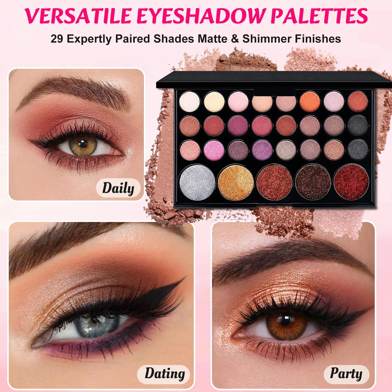 Coffret Maquillage Femme Professionnel Palette Yeux Fond de Teint Correcteurs Gloss Mascara