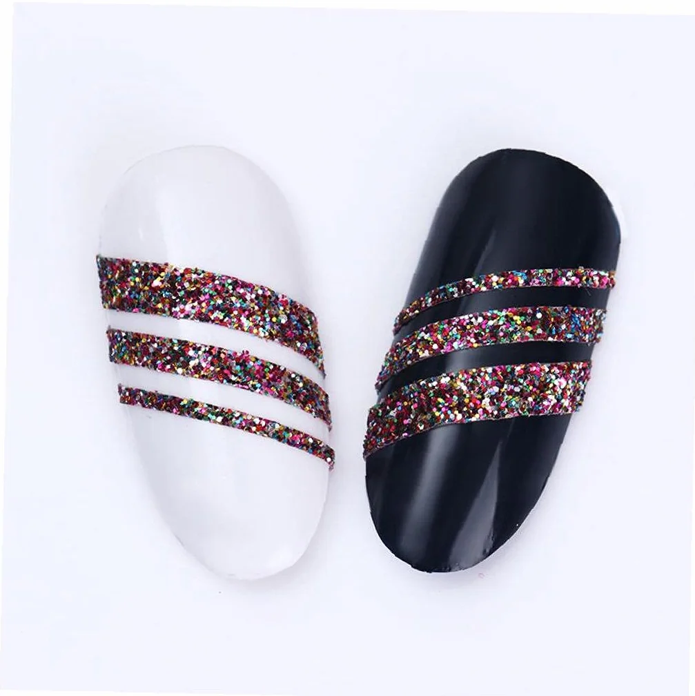 8 Pcs Standing Line Stockers Stickers Bobines pour Nails Décorations